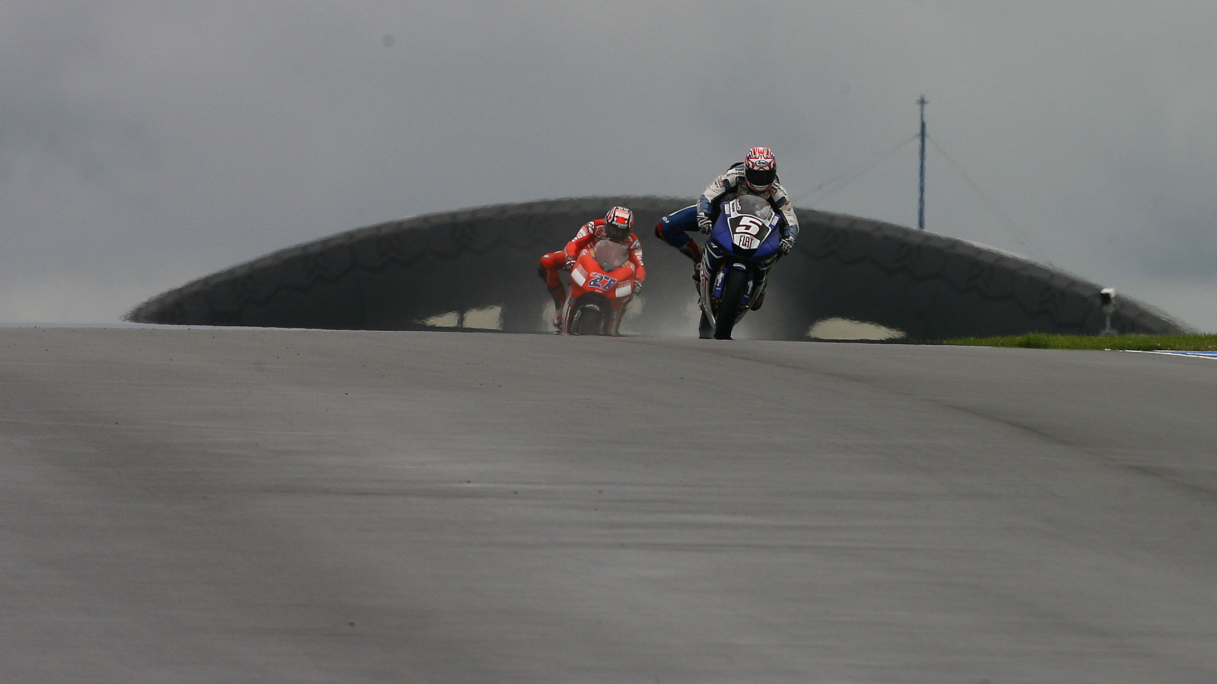 Edwards, Stoner, British MotoGP 2007