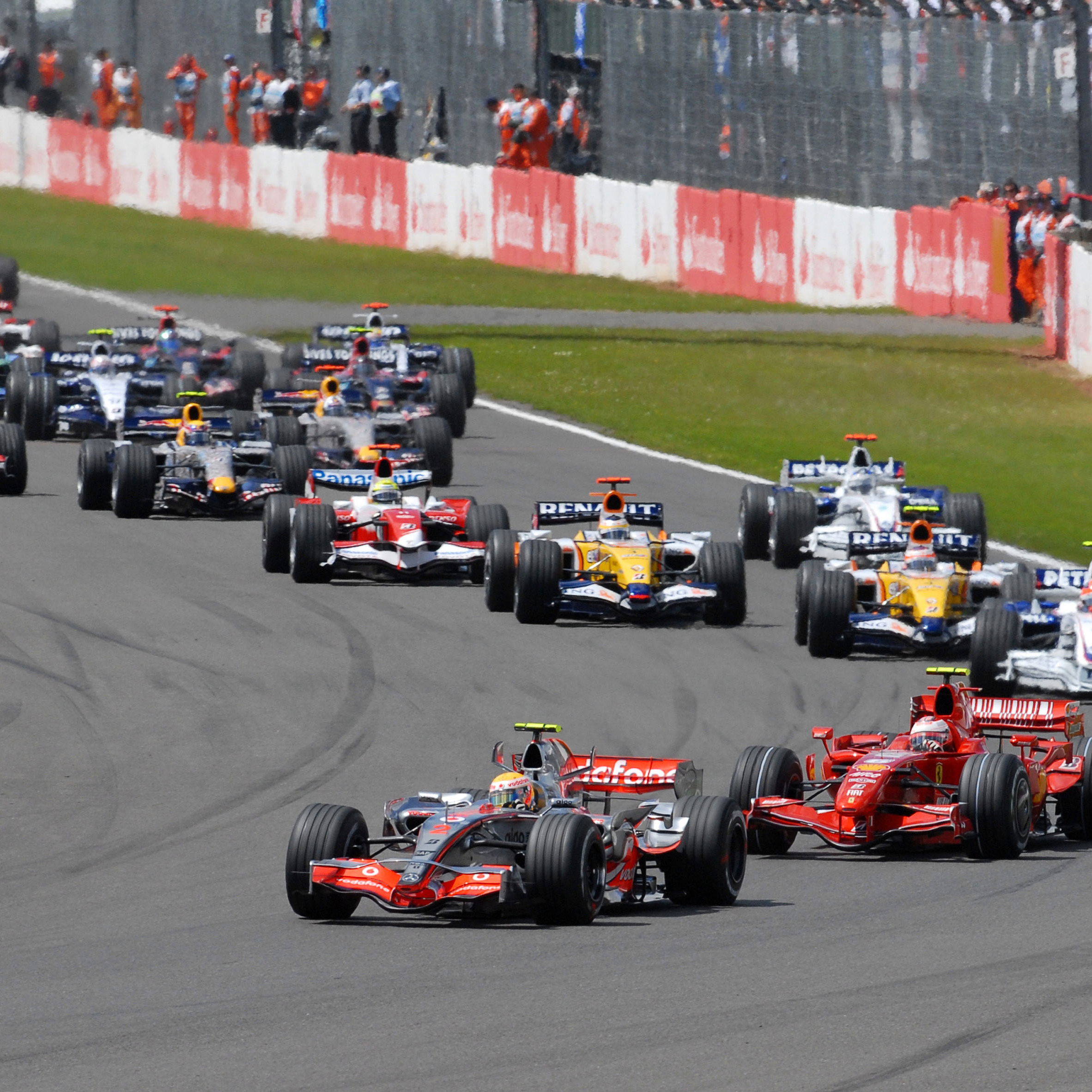 Start, British F1, Silverstone, 6-8th, July, 2007