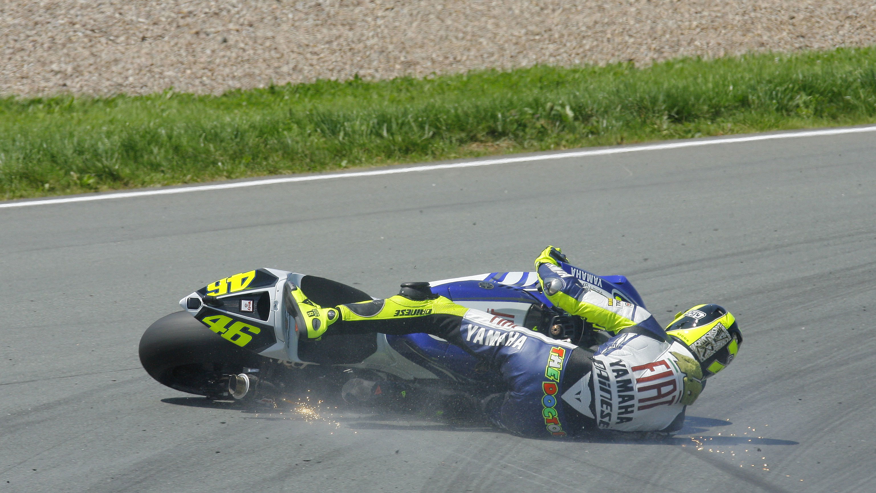 Valentino Rossi (ITA), Yamaha Factory Racing Team, Yamaha M1, 46, 2007 MotoGP World Championship, 15