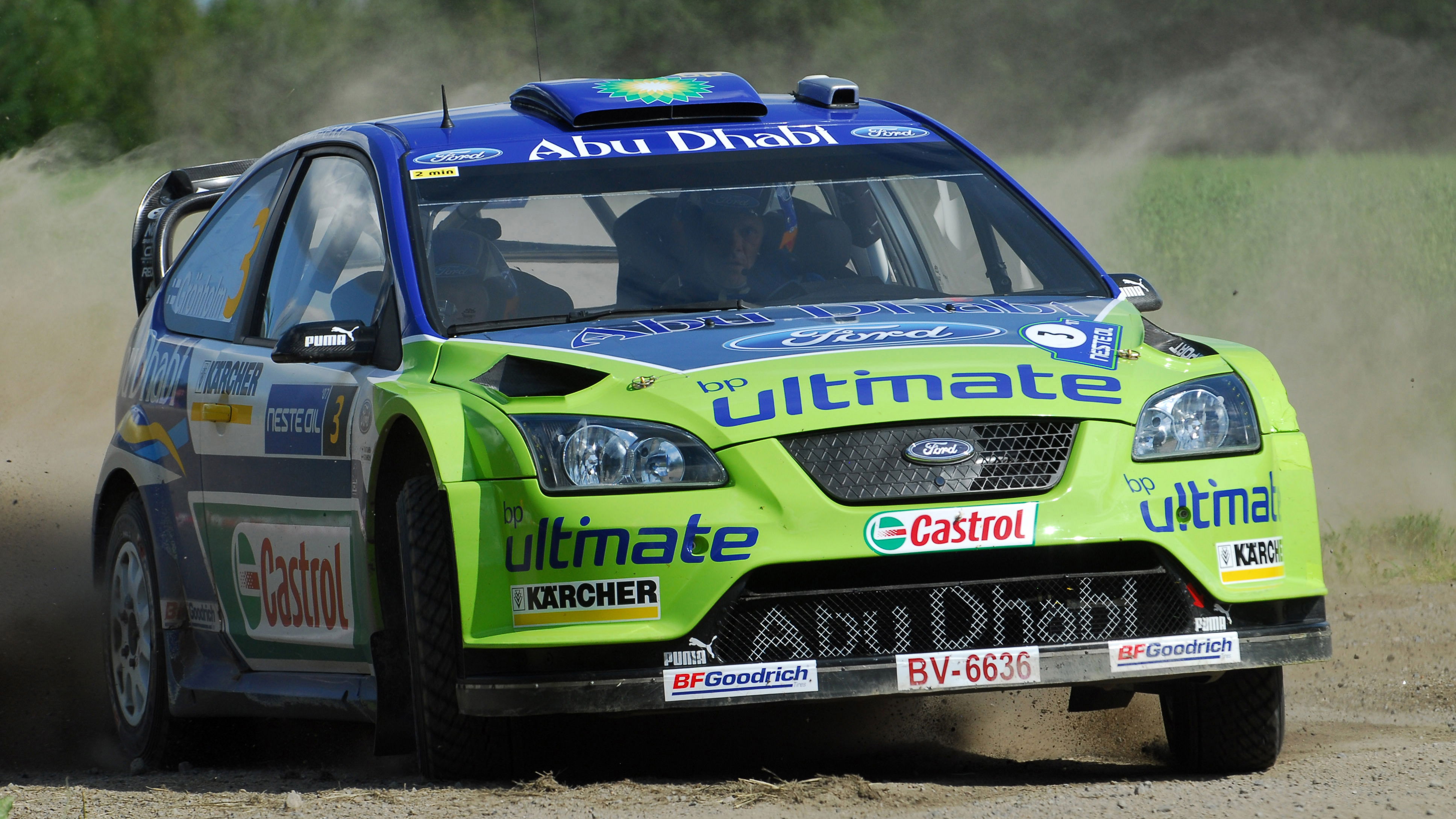 Marcus Gronholm (FIN) / Timo Rautiainen (FIN), BP Ford Focus RS WRC 07. Rally Finland, 2nd-5th Augus