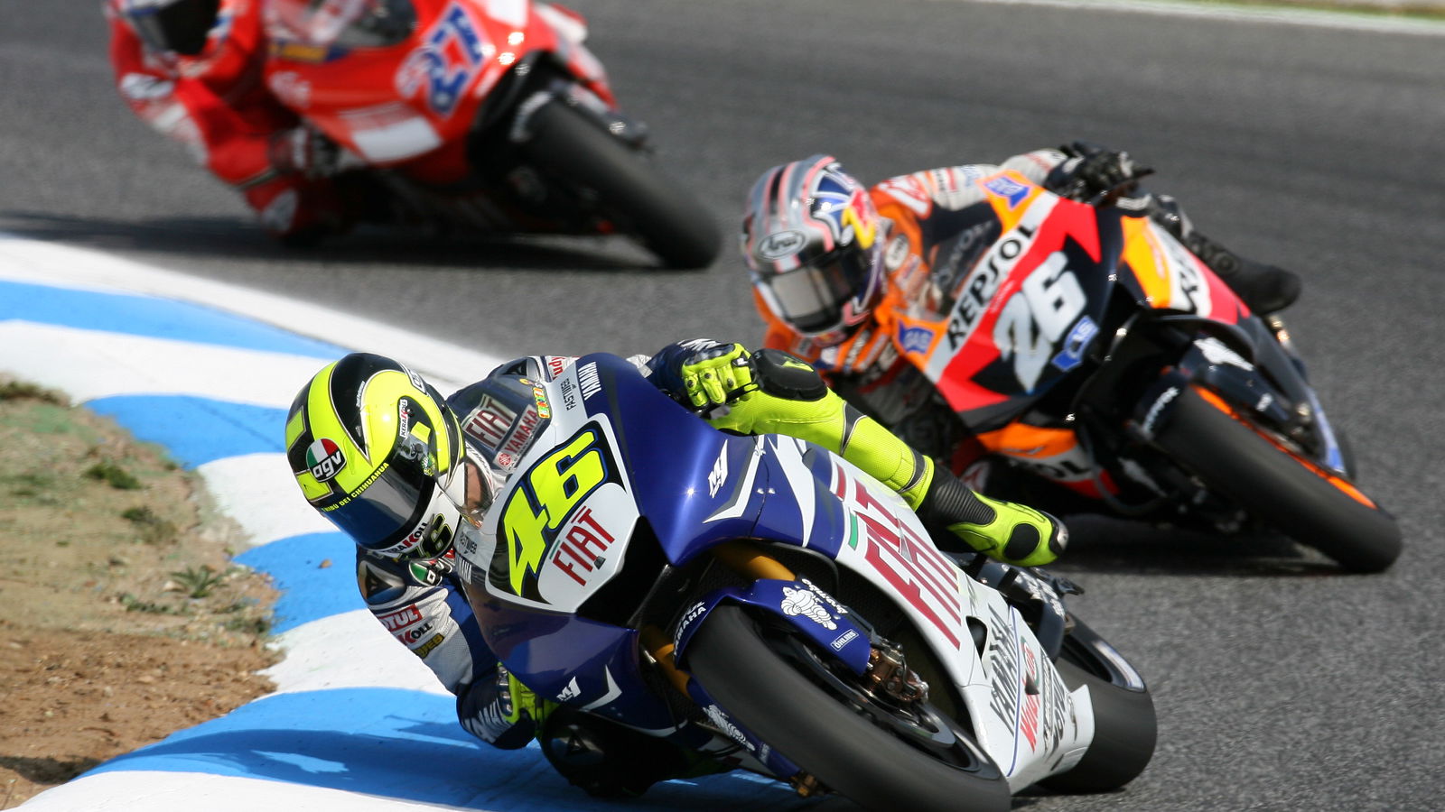 Valentino Rossi (ITA), Yamaha Factory Racing Team, Yamaha M1, 46, 2007 MotoGP World Championship,