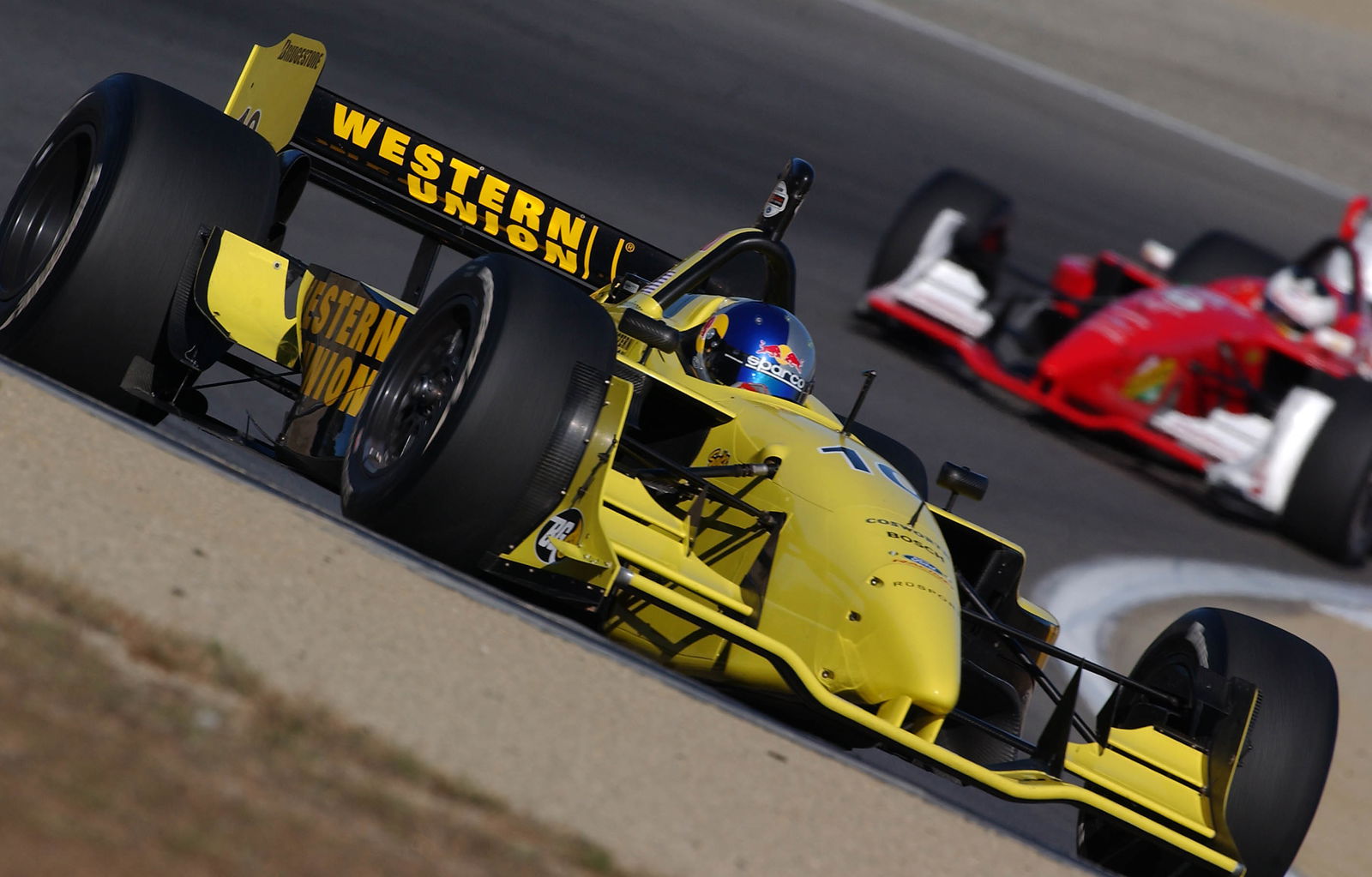 Rookie title hopeful AJ Allmendinger during the Grand Prix of Monterey before his retirement