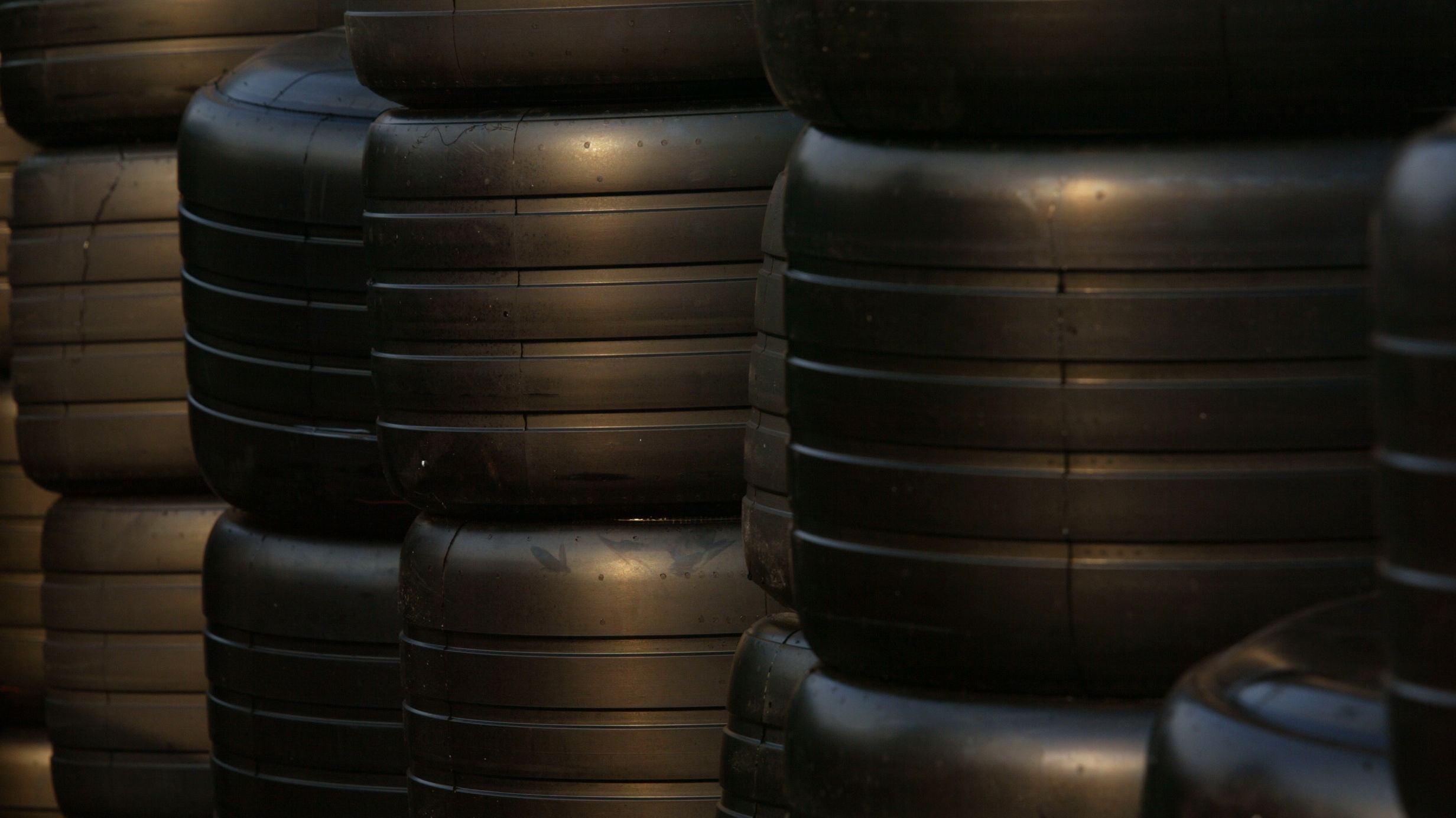 Michelin F1 tyres.
