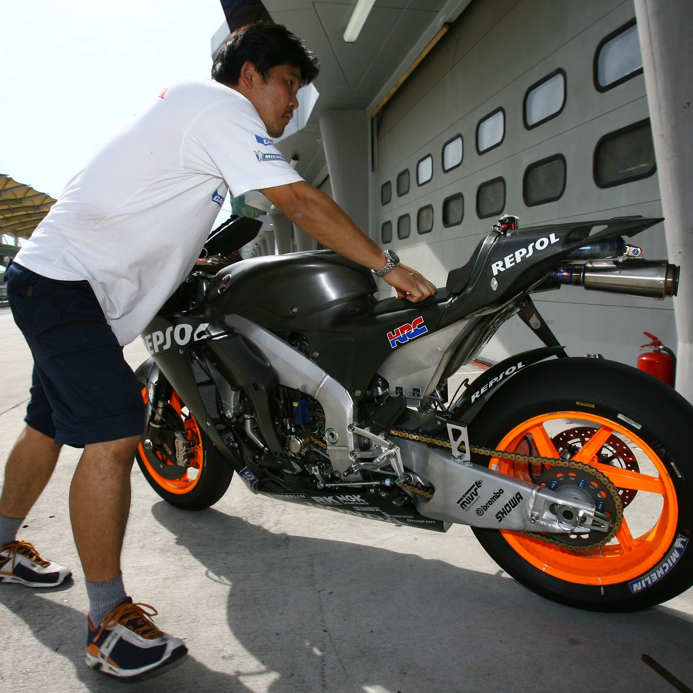 2008 Honda RC212V, Sepang MotoGP Test November 2007