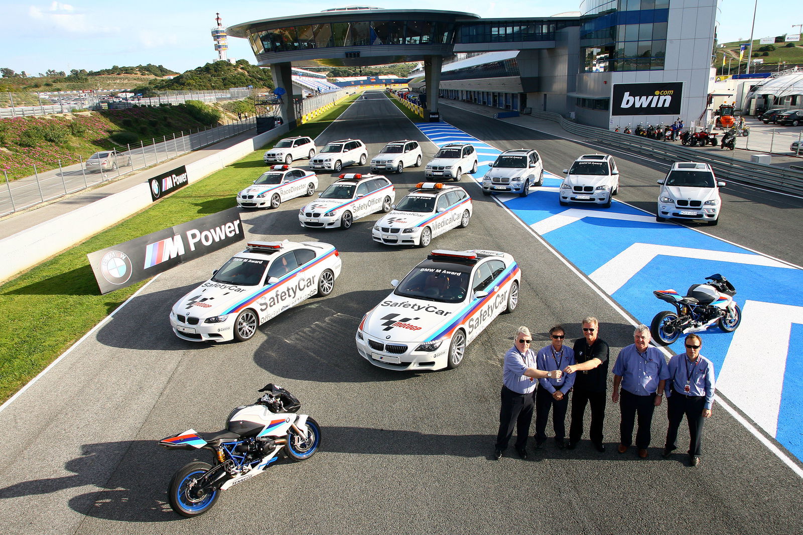 BMW satety car presentation, Spanish MotoGP 2008