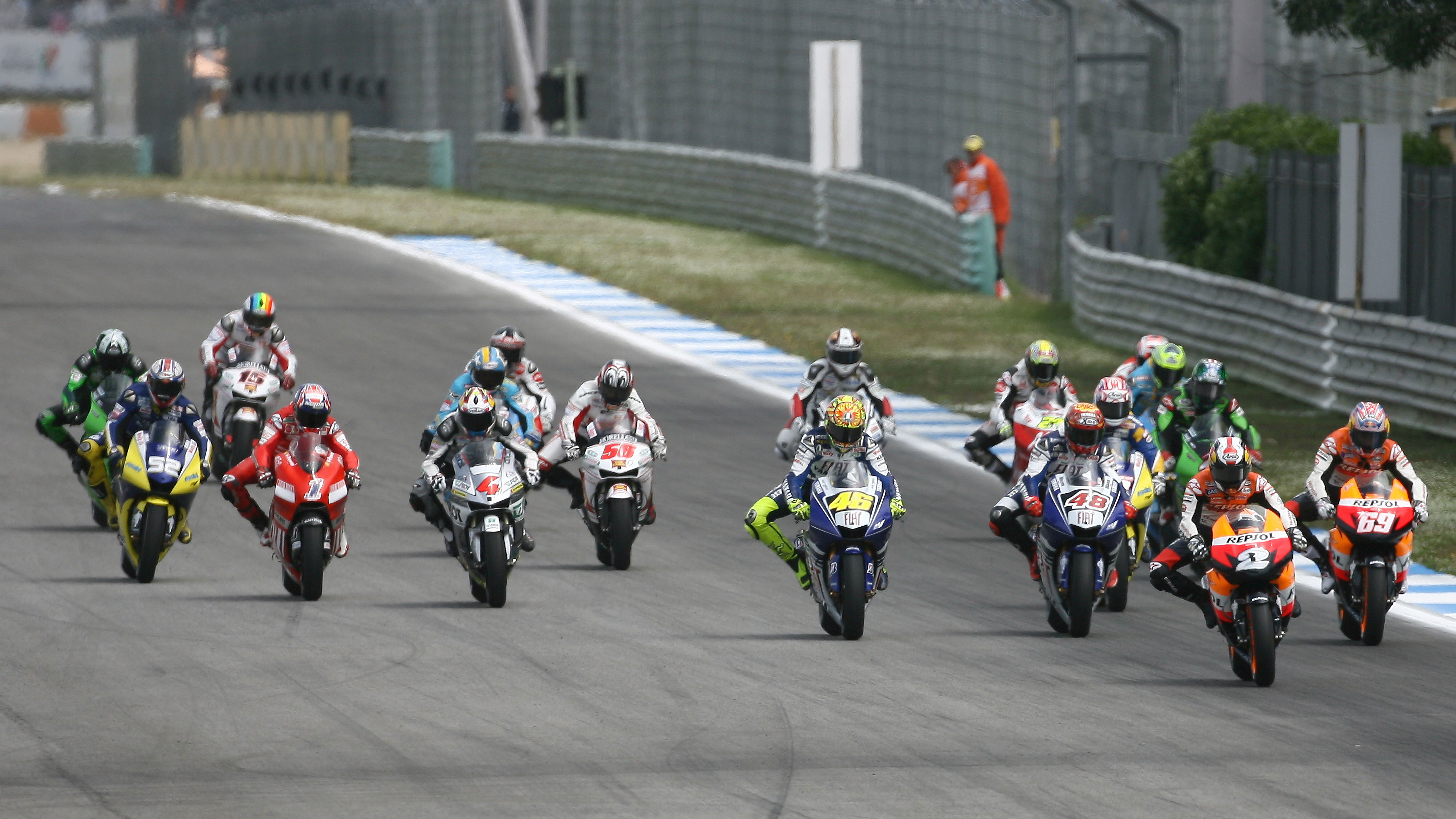 Pedrosa, Race Start, Portuguese MotoGP Race 2008