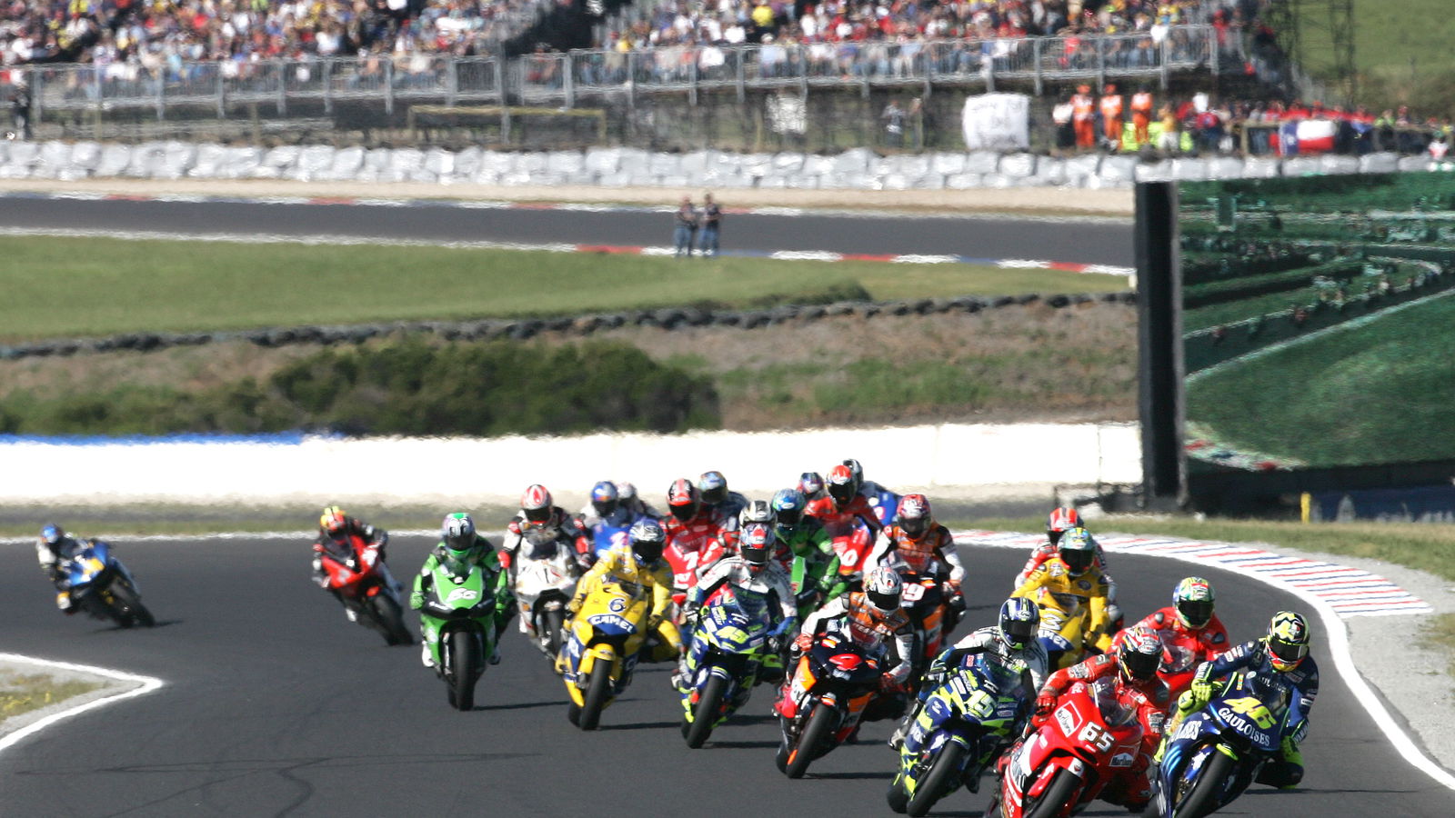 Start, Australian MotoGP, 2004