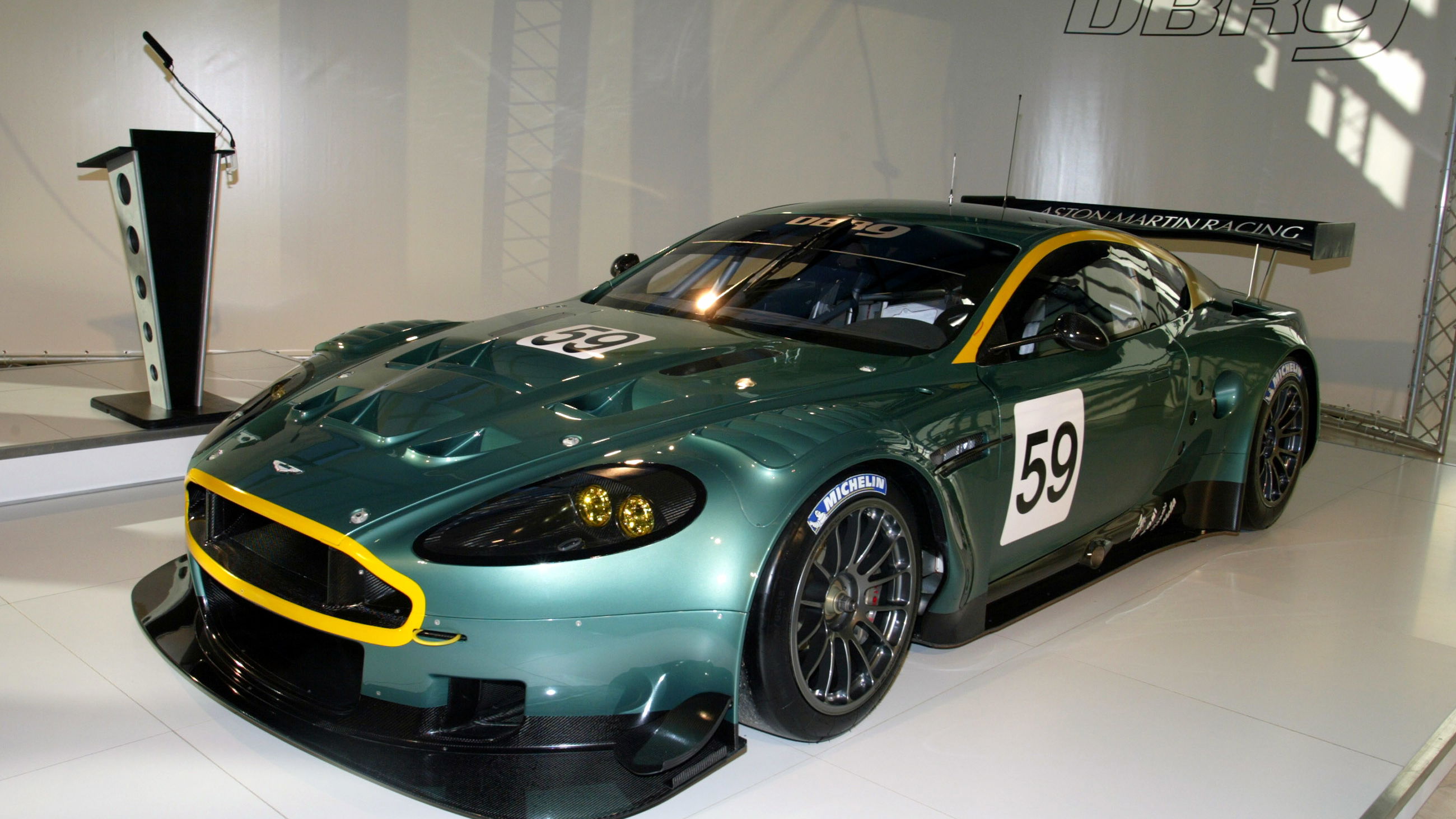 The new Aston Martin Racing DBR9 at its official launch