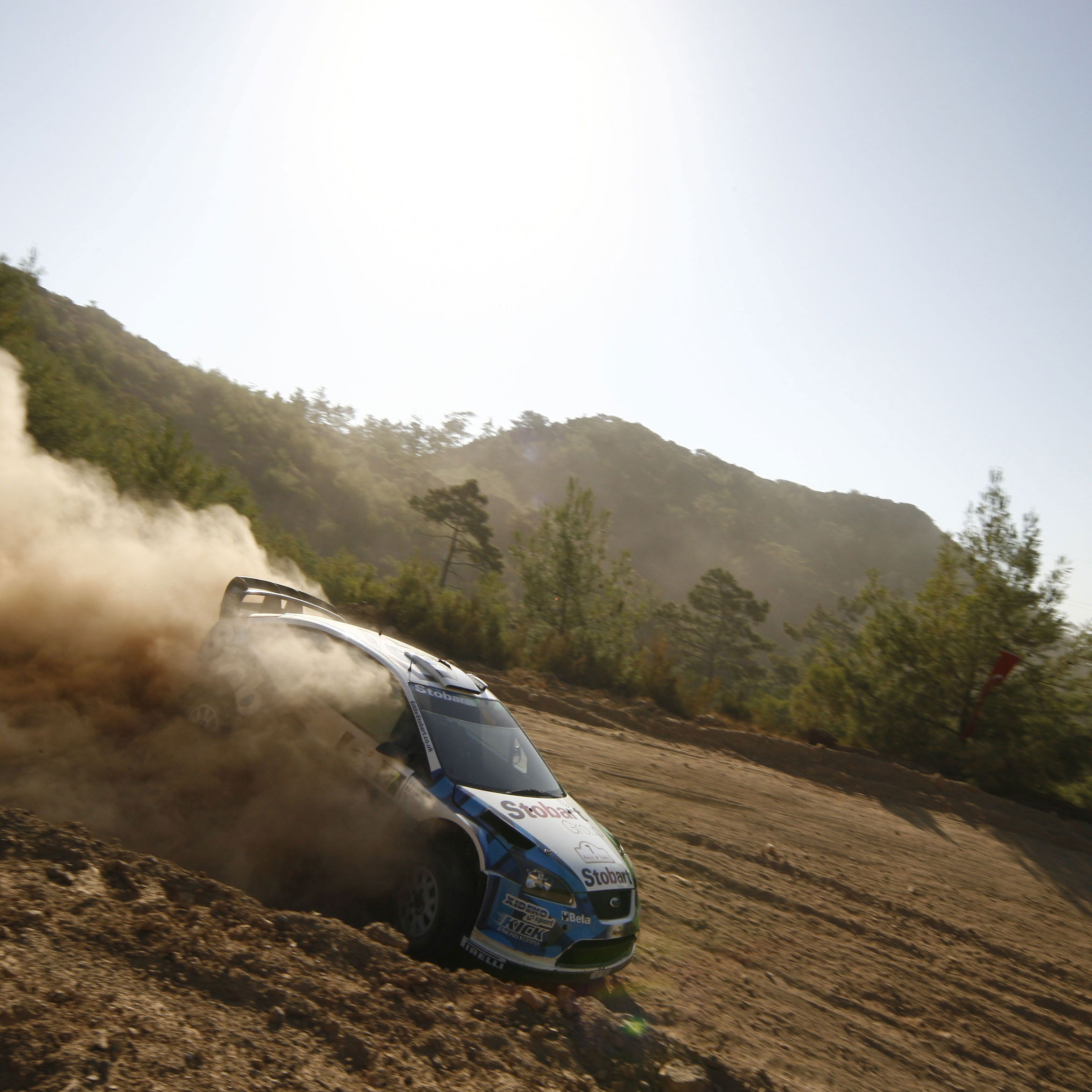 Gigi Galli (ITA) Giovanni Bernacchini (ITA), Ford Focus RS WRC07, Stobart WK M-Sport Ford Rally Team