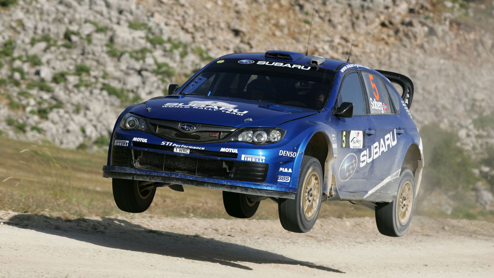 Petter Solberg (NOR) Philip Mills (GBR), Subaru Impreza WRC 2008, Subaru World Rally Team
