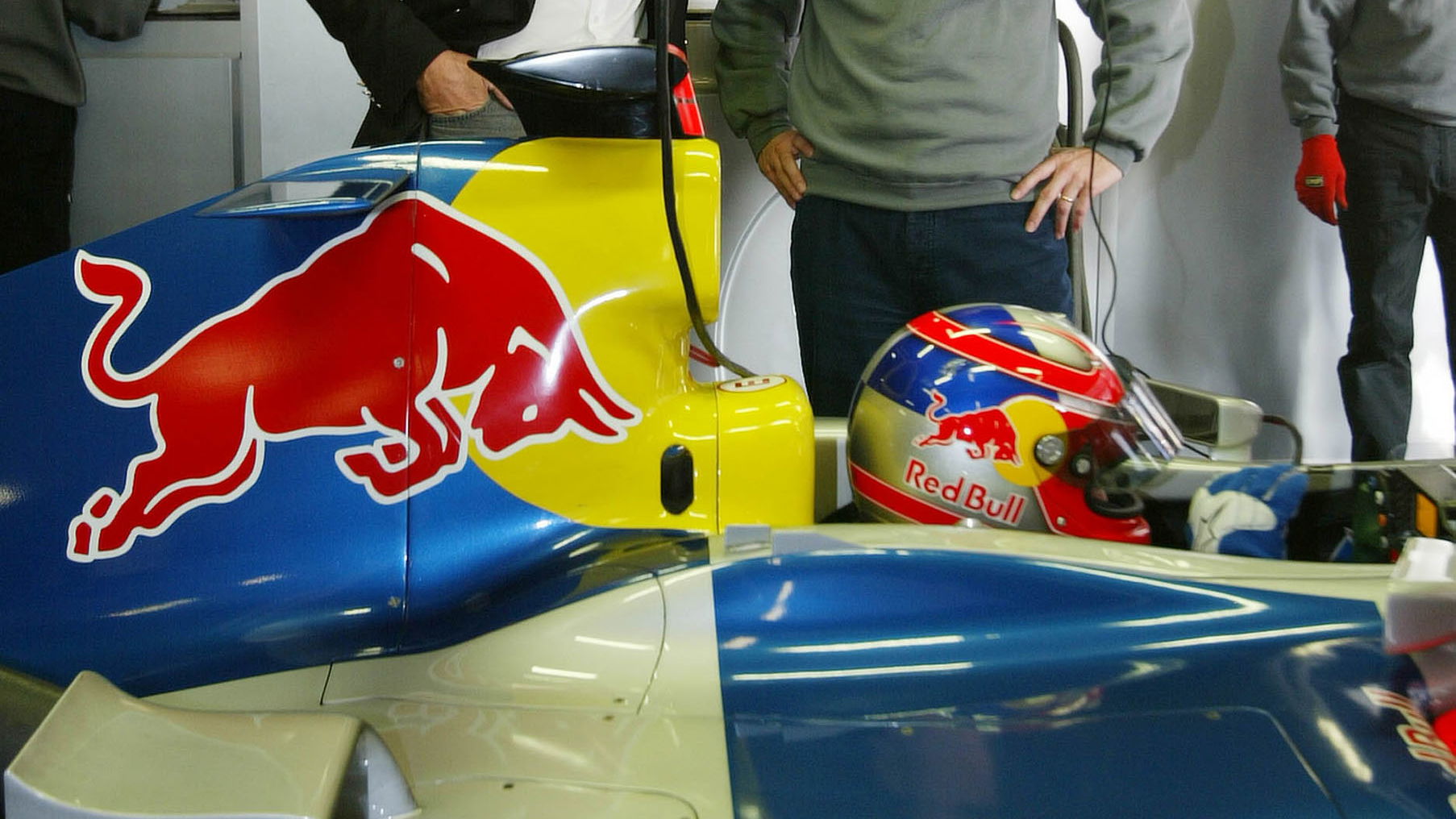 Dietrich Mateschitz, owner of Red Bull and Tony Purnell, Red Bull Racing, team chief