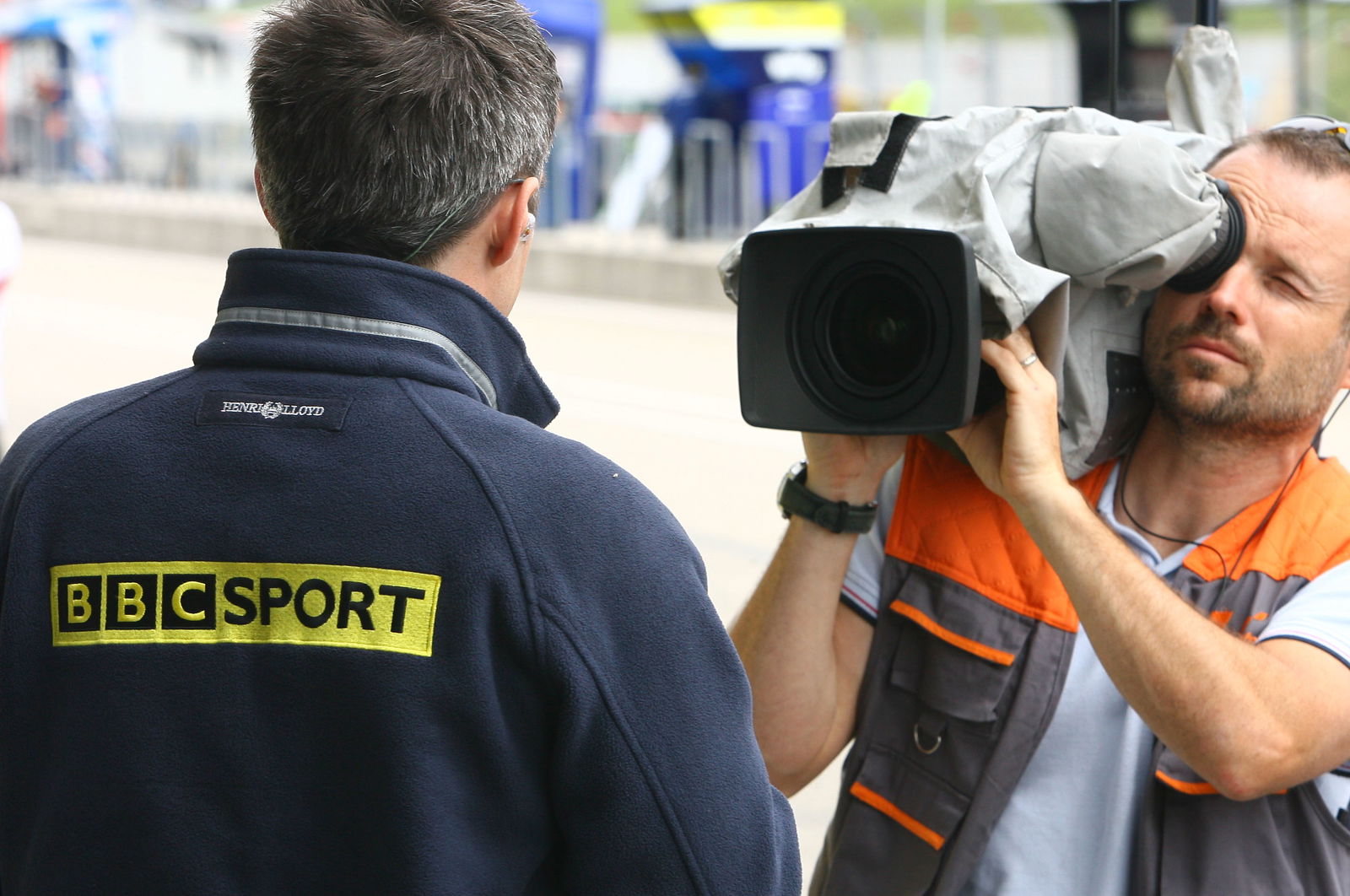 BBC camera, German MotoGP 2008