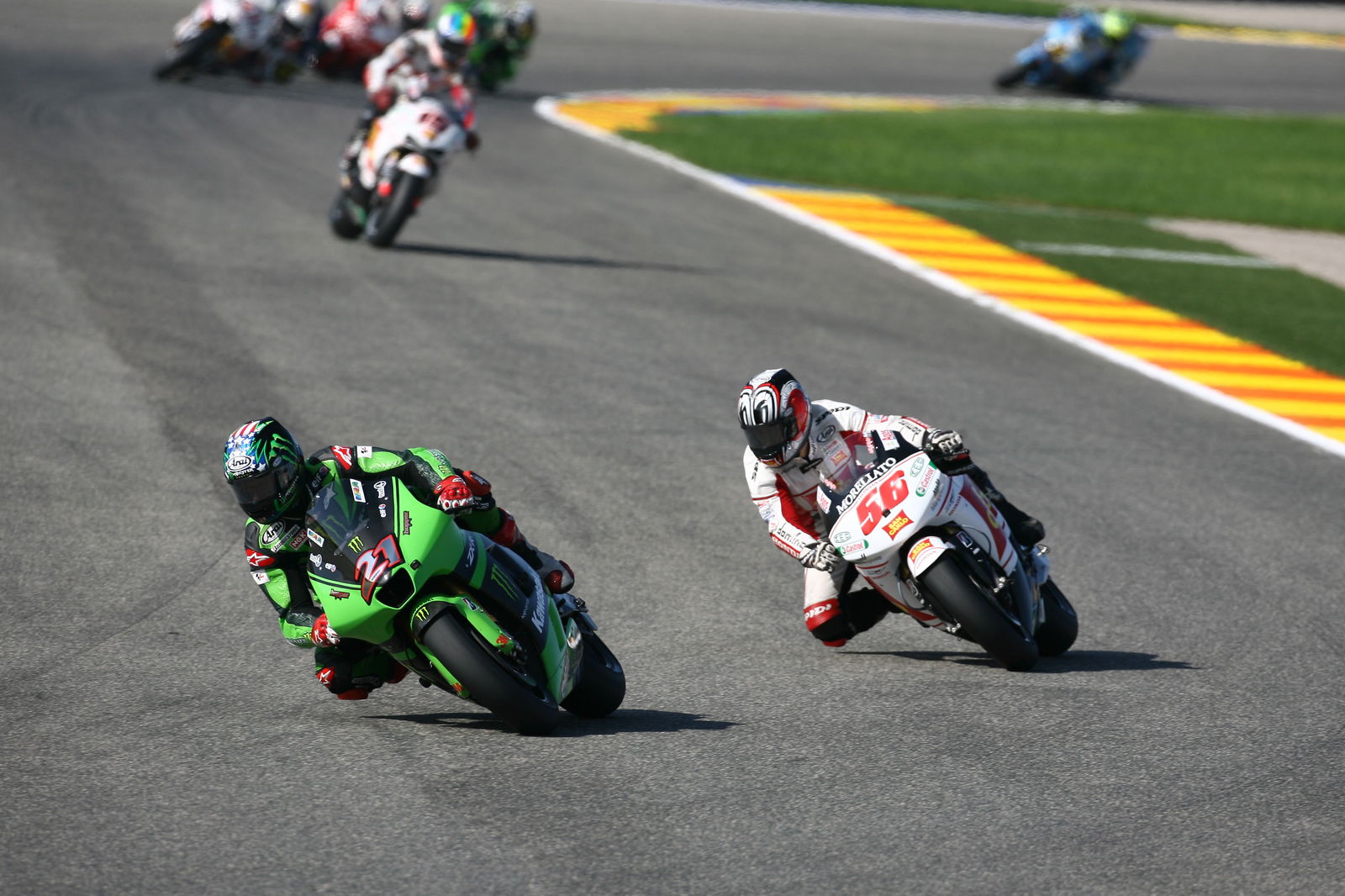 Hopkins, Nakano, Valencia MotoGP Race 2008