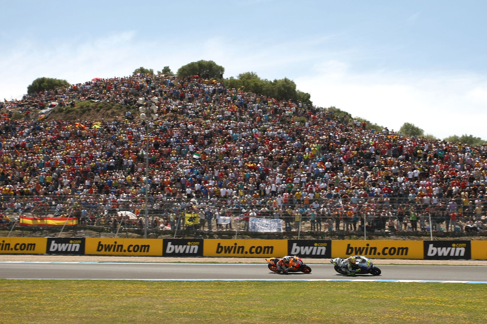 Rossi, Pedrosa, Spanish MotoGP Race 2009