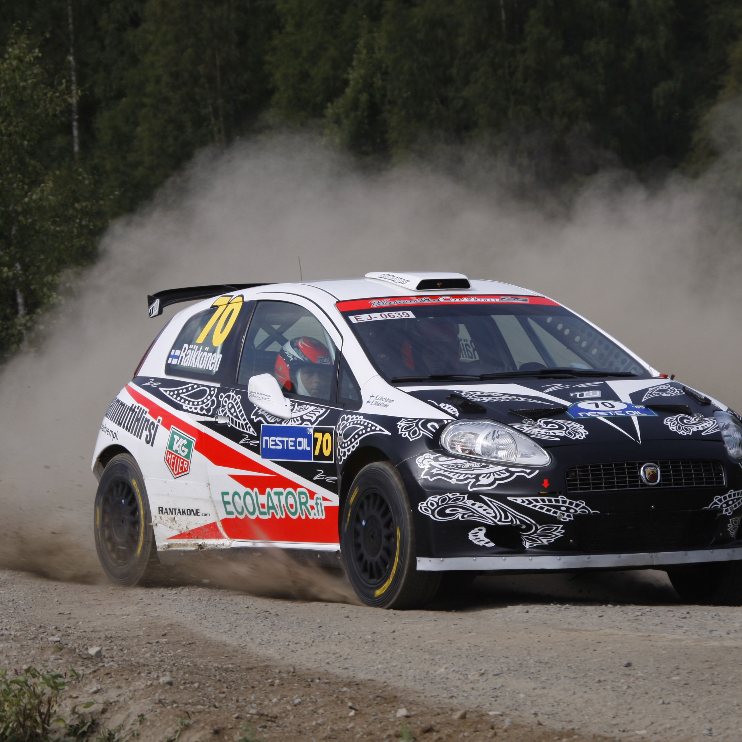 Kimi Raikkonen (FIN) Kaj Lindstrom (FIN), Fiat Grande Punto S2000