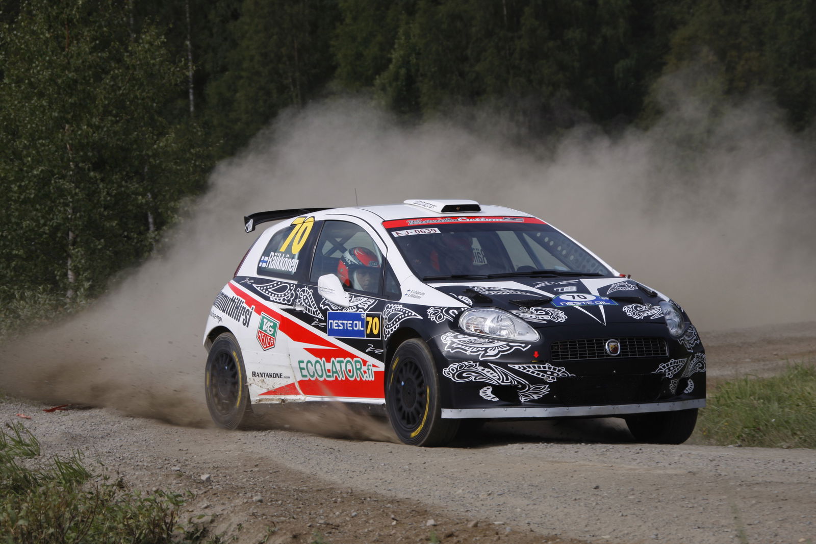 Kimi Raikkonen (FIN) Kaj Lindstrom (FIN), Fiat Grande Punto S2000