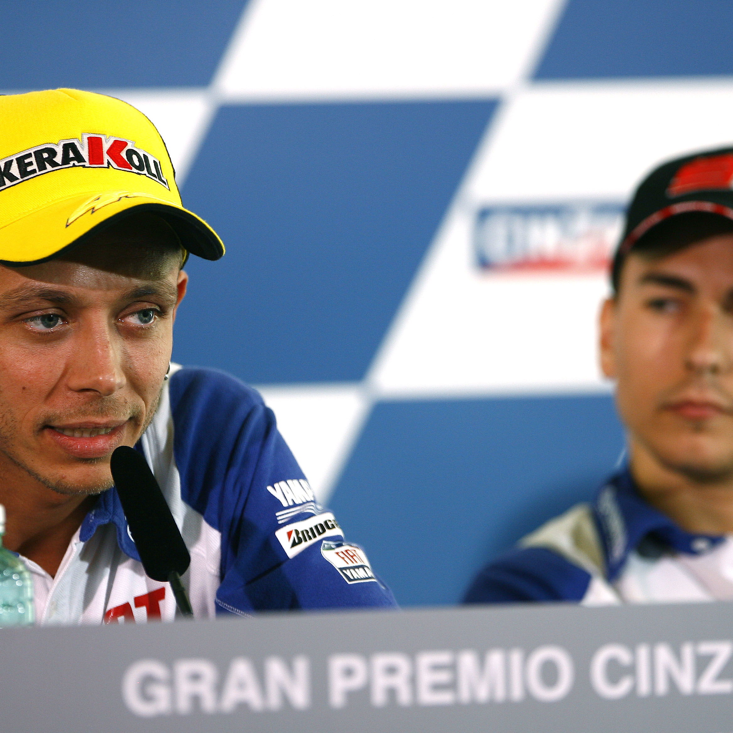 Rossi and Lorenzo, San Marino MotoGP 2009