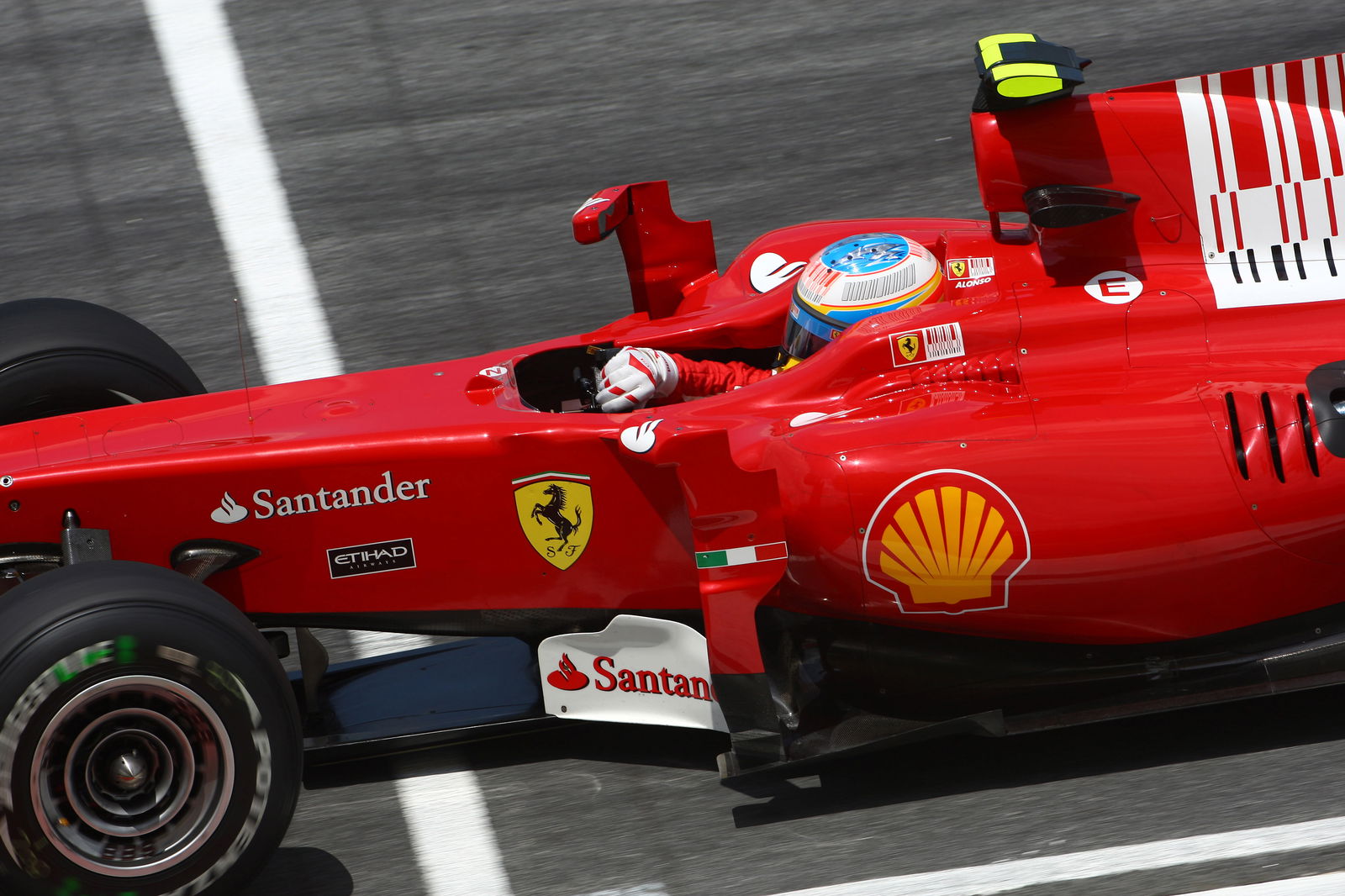 Friday Practice 2, Fernando Alonso (ESP), Scuderia Ferrari, F10