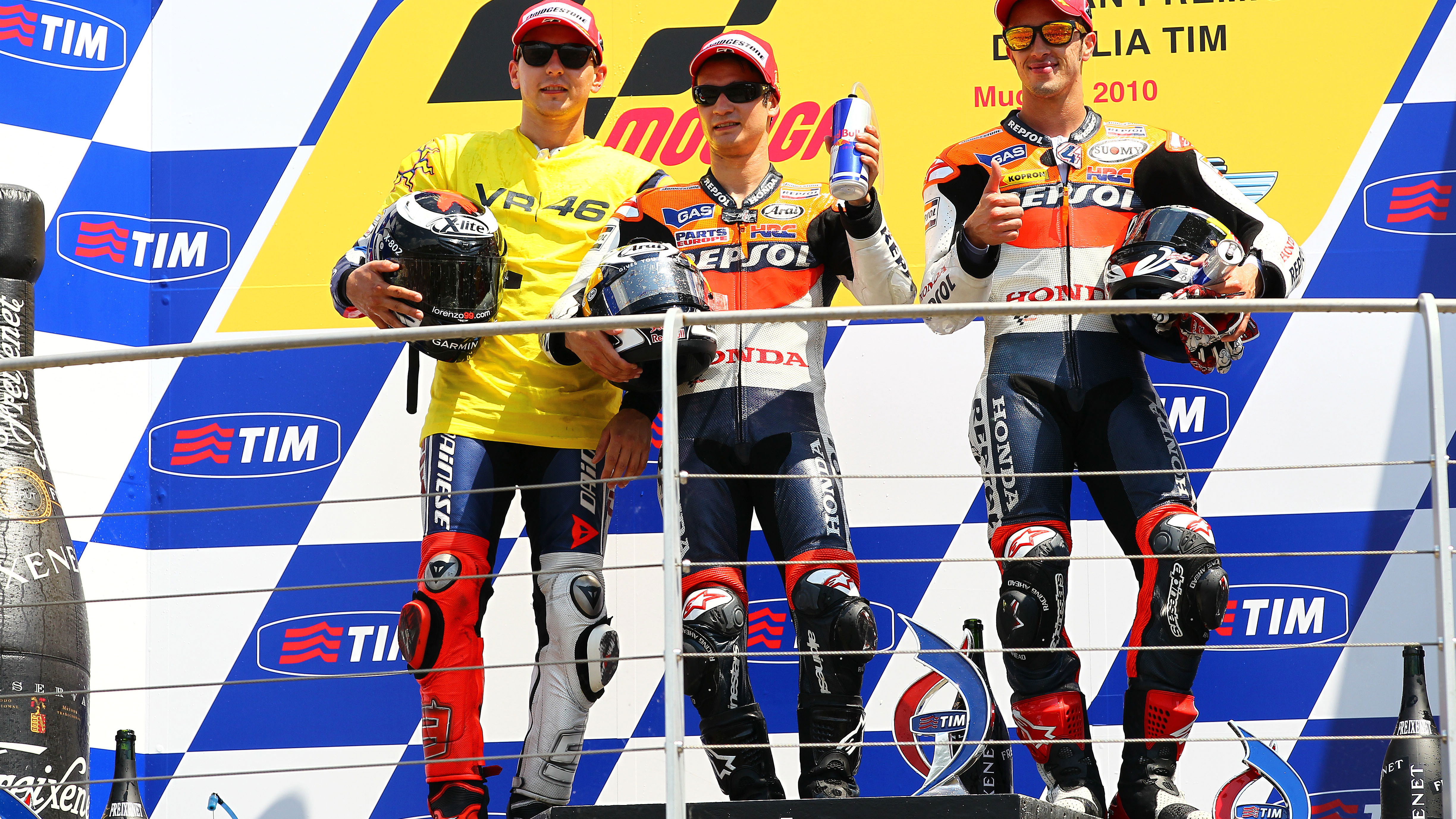 Lorenzo, Pedrosa, Dovizioso, MotoGP race, Italian GP 2010
