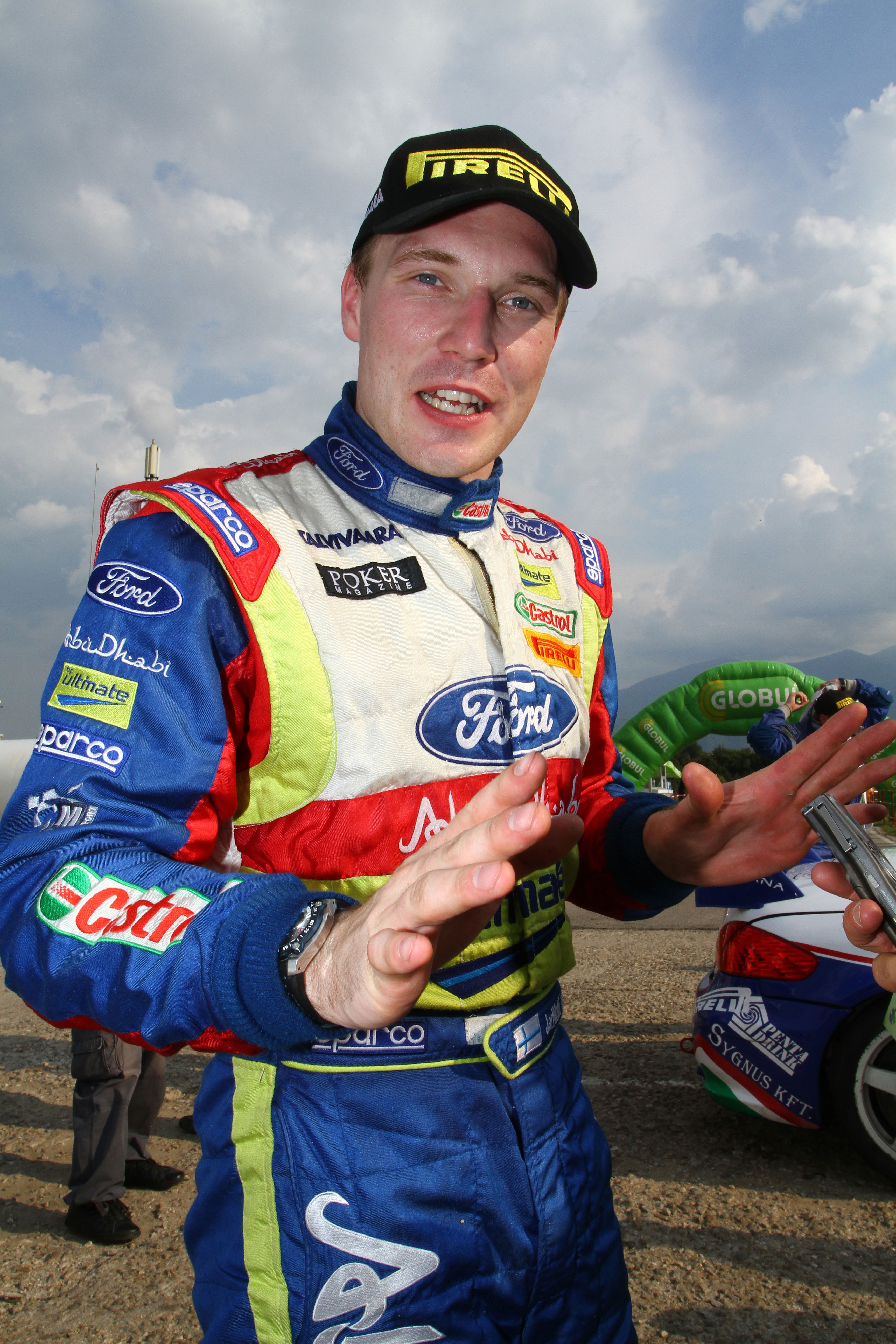 Jari-Matti Latvala (FIN), Ford Focus RS WRC08, BP Ford Abu Dhabi World Rally Team