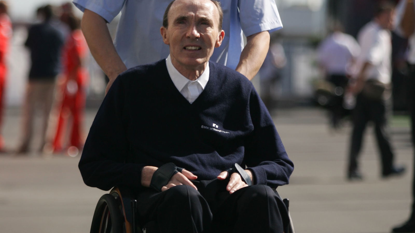 Frank Williams at the European Grand Prix