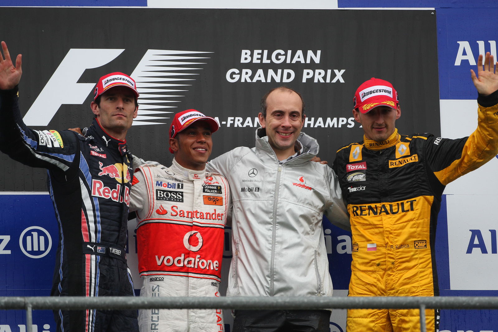 Race, Lewis Hamilton (GBR), McLaren Mercedes, MP4-25 race winner, Mark Webber (AUS), Red Bull Racin