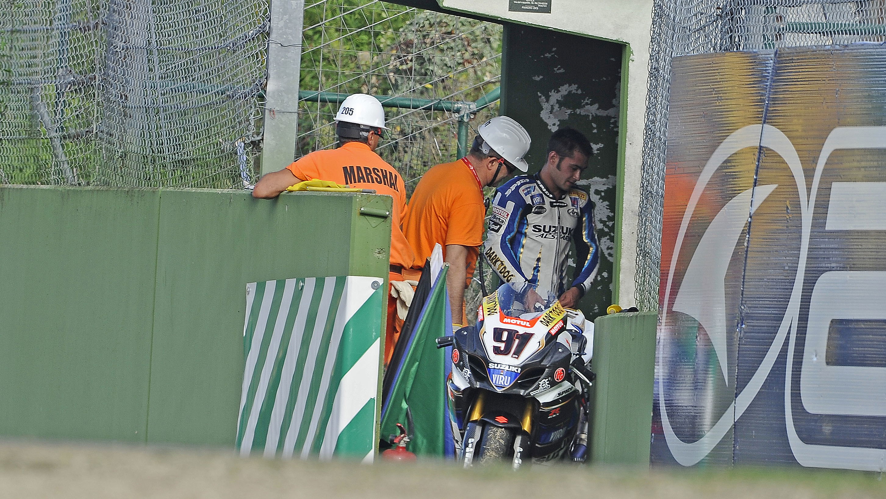 Haslam, Retired after engine blow up, Imola WSBK Race 2 2010