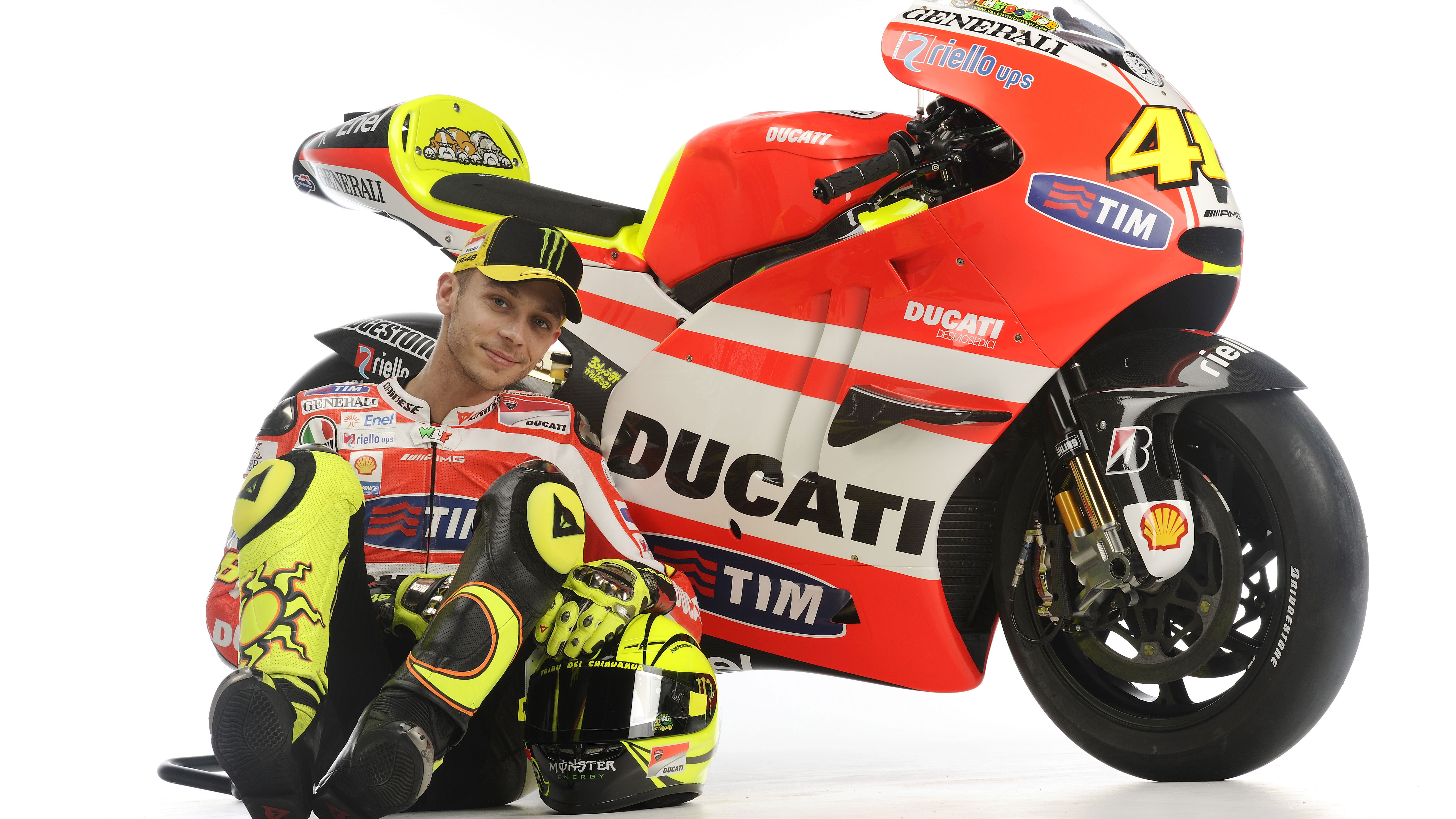 Rossi, January 2011. Image courtesy of Ducati