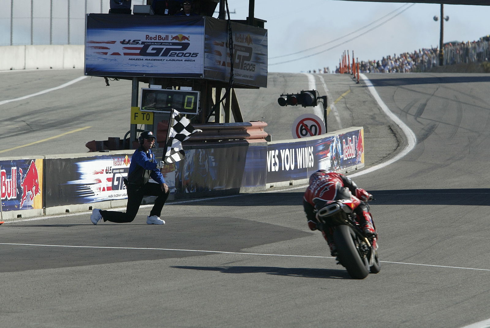 Eric Bostrom Wins, AMA Superbikes Race Laguna Seca, 2005