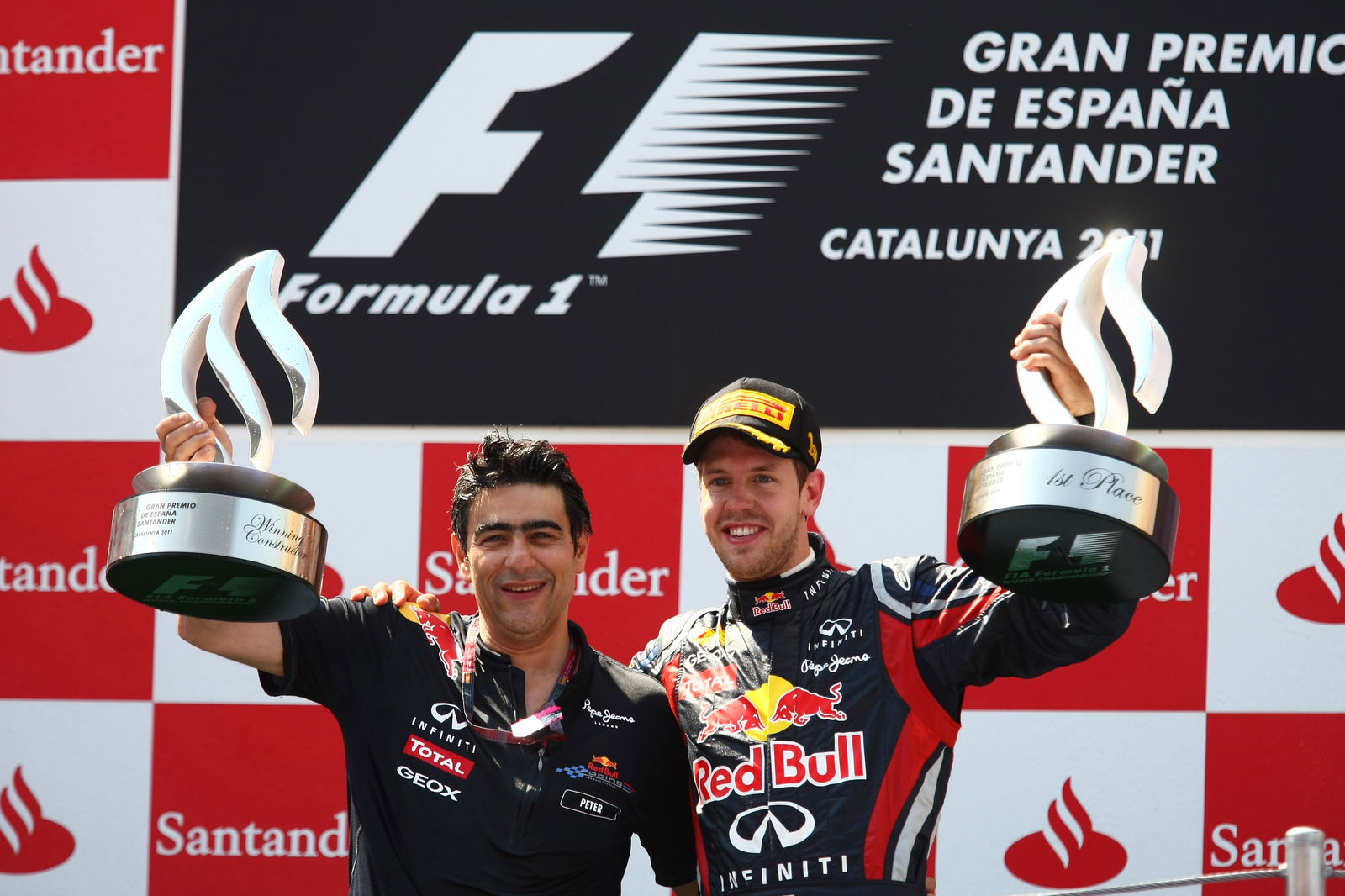 22.05.2011- Race, Sebastian Vettel (GER), Red Bull Racing, RB7 race winner
