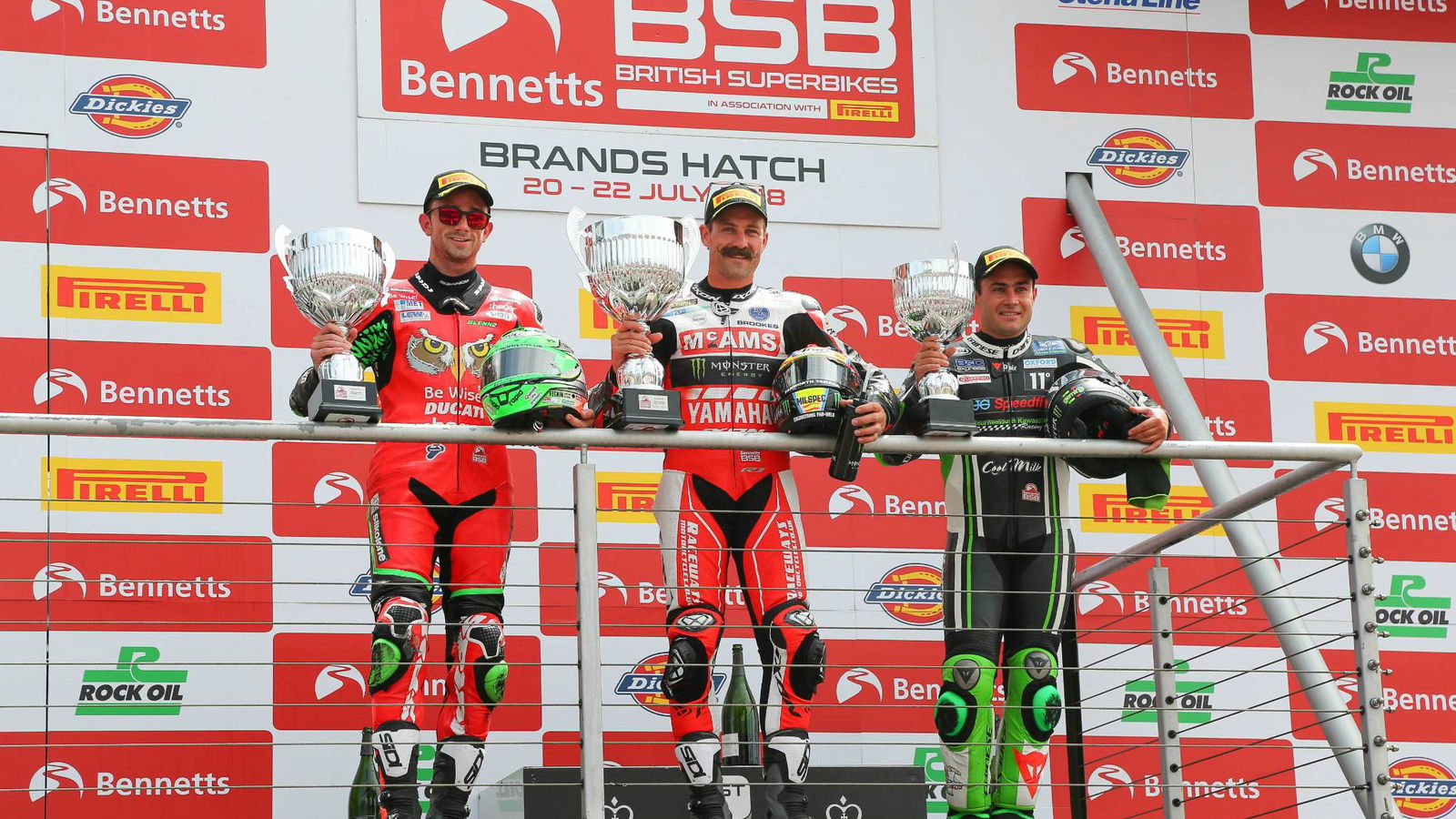 Brookes takes Brands Hatch double, loses moustache