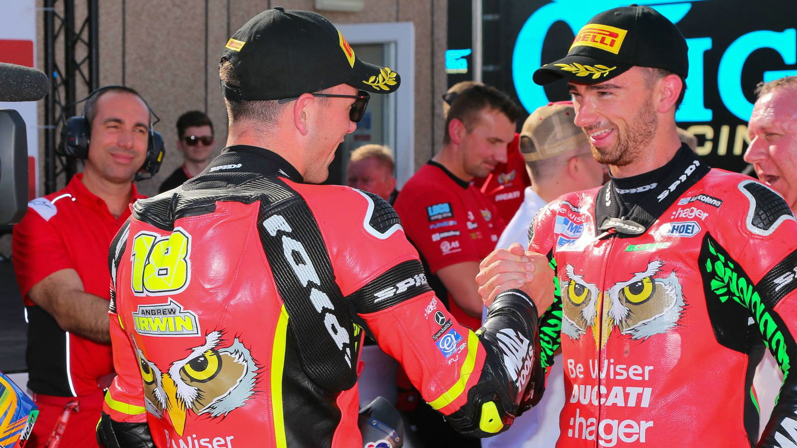 Irwins double up to dominate front row