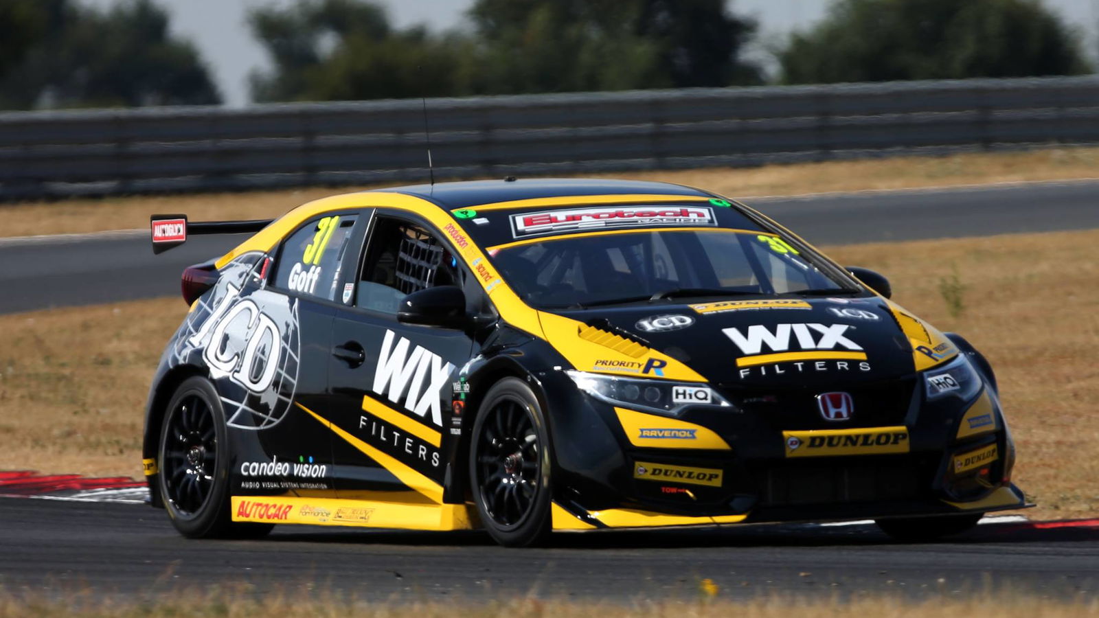 Goff leads Honda 1-2-3 in second practice