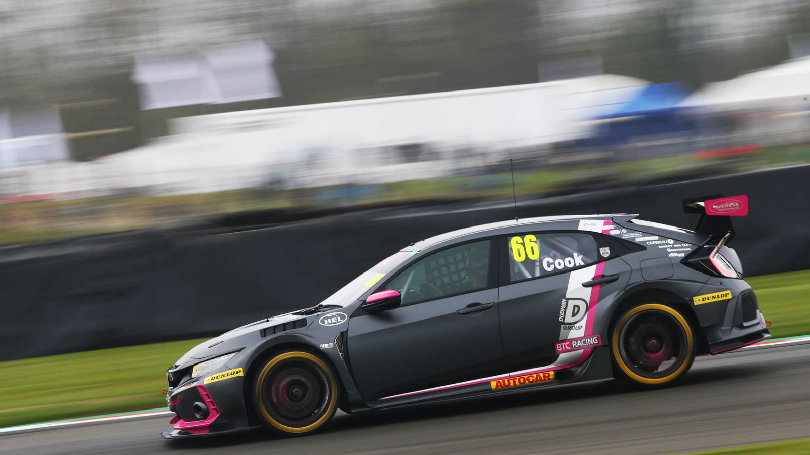 Points leader Cook 'happy' with front row result