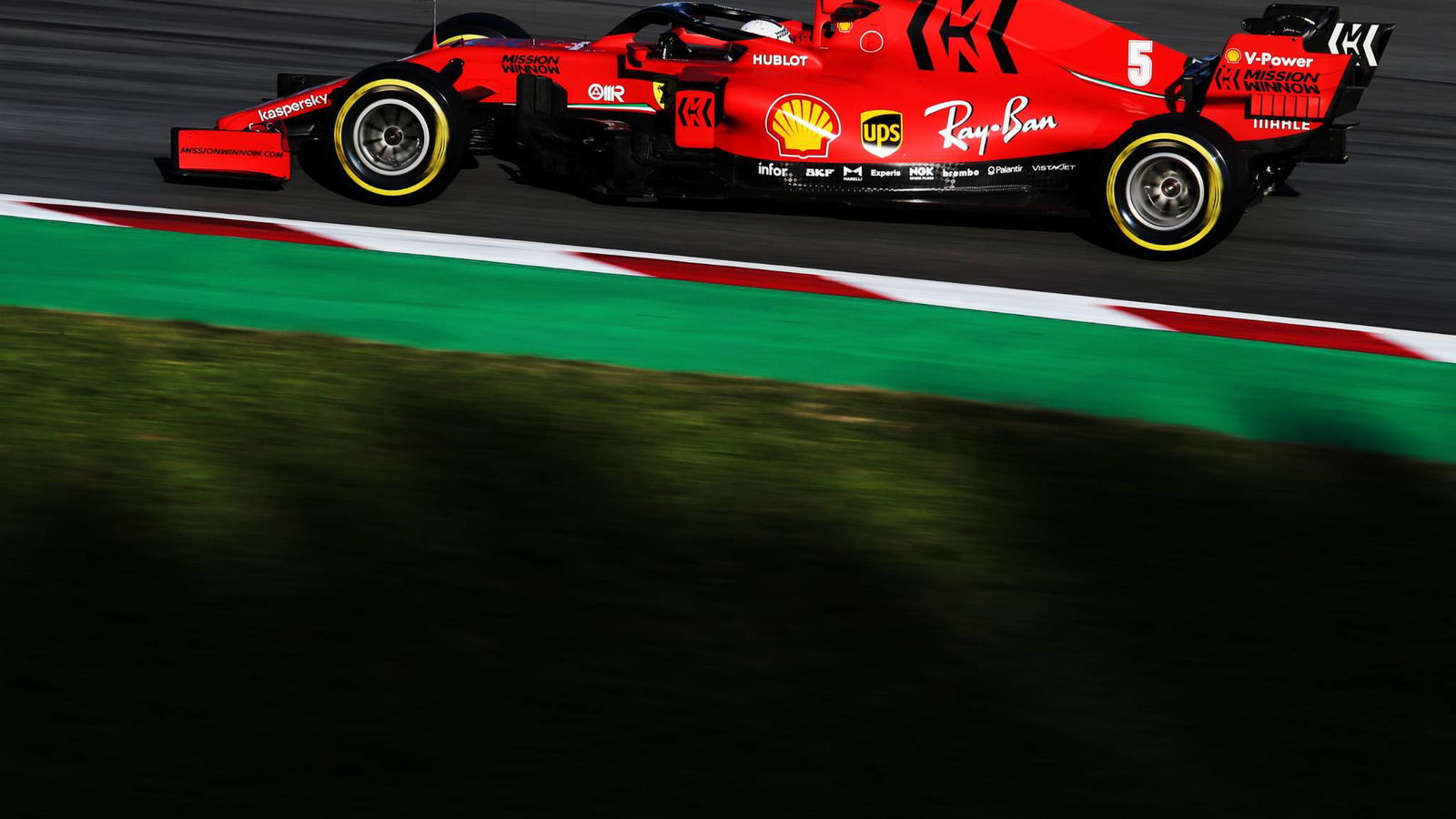 Vettel: Ferrari menikung lebih cepat tetapi kondisi mendistorsi perbandingan