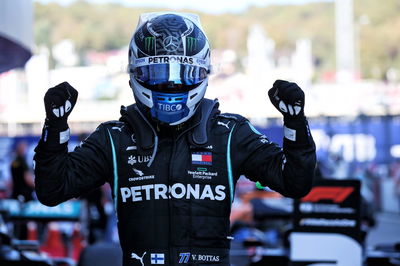 Race winner Valtteri Bottas (FIN) Mercedes AMG F1 celebrates in parc ferme.