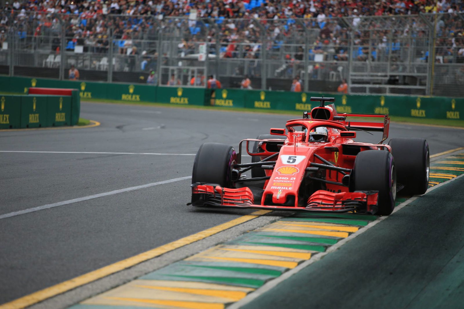 Vettel takes Australian GP win after jumping Hamilton