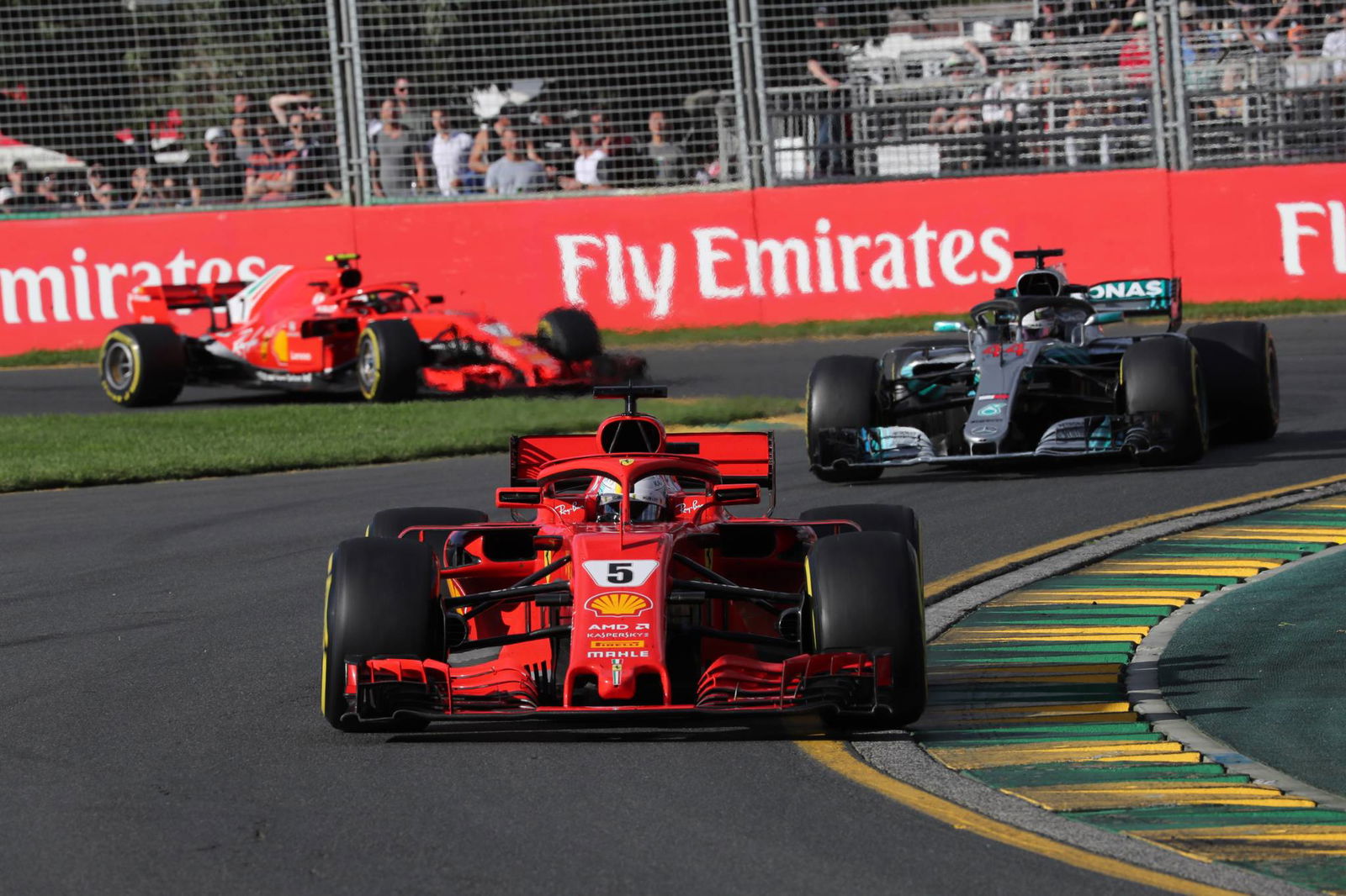 Vettel happy to ride Ferrari’s luck in ‘motivating’ win