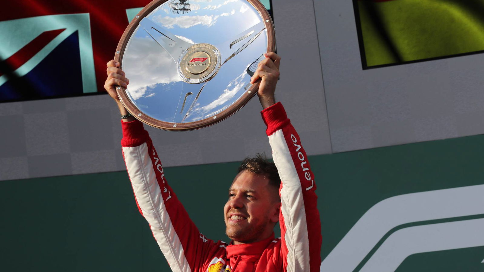 Vettel happy to ride Ferrari’s luck in ‘motivating’ win