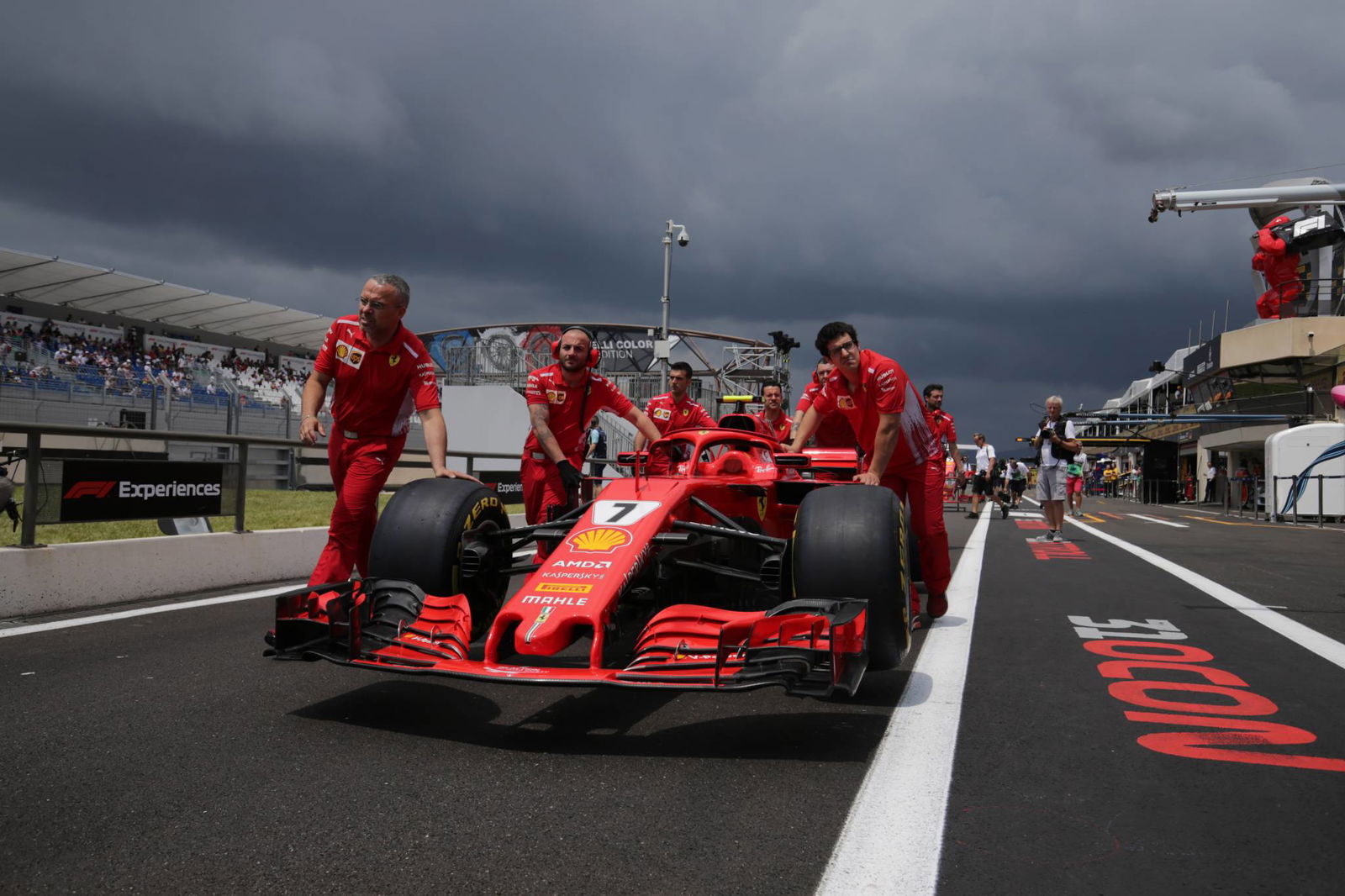 Hamilton questions Ferrari tyre strategy after taking pole