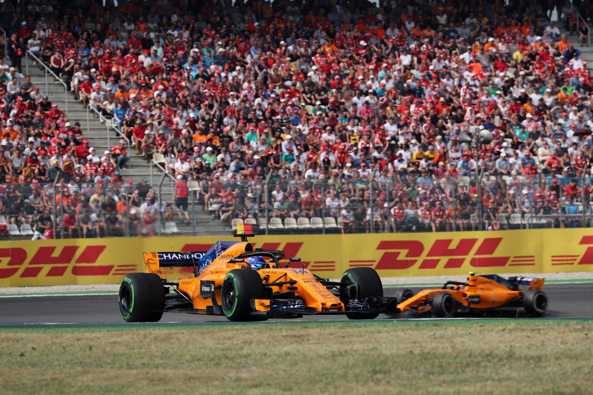 22.07.2018 - Race, Fernando Alonso (ESP) McLaren MCL33 and Stoffel Vandoorne (BEL) McLaren MCL33 