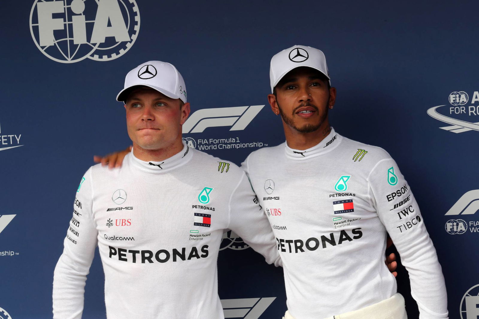 Bottas takes Russian GP pole as mistake costs Hamilton