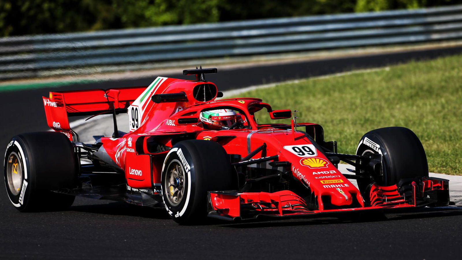 Giovinazzi leads first morning of Hungary F1 test for Ferrari 