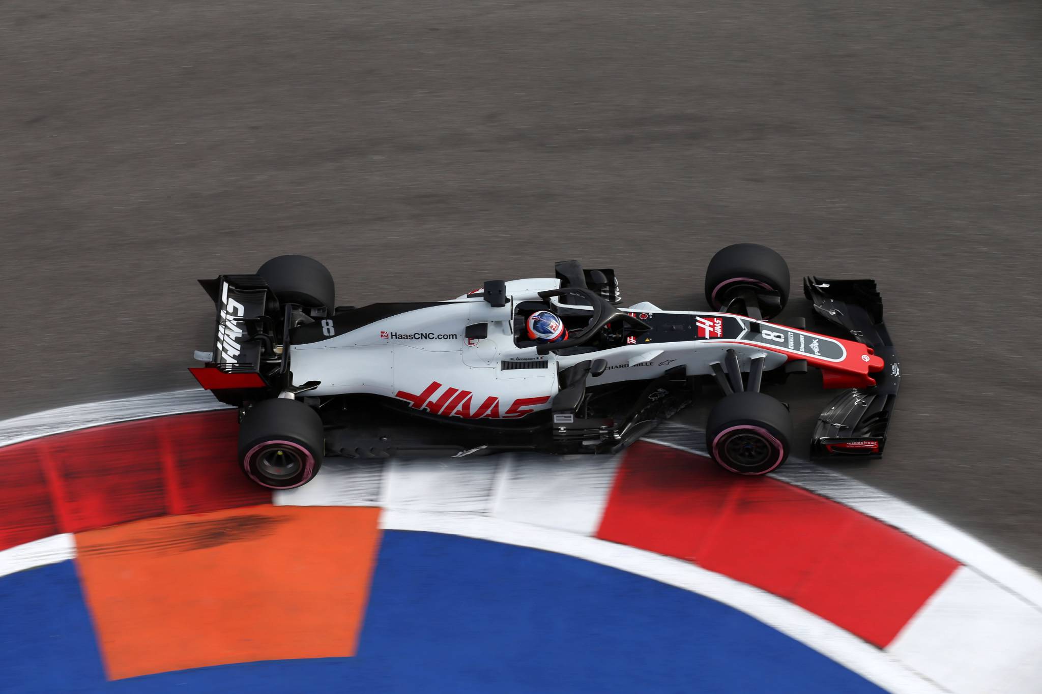 28.09.2018 - Free Practice 1, Romain Grosjean (FRA) Haas F1 Team VF-18 