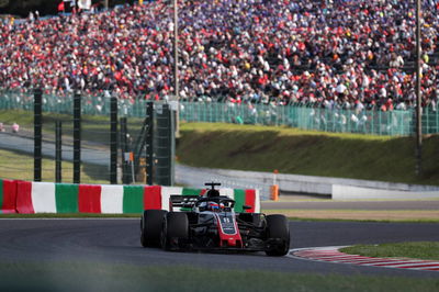 Tembakan di lap pertama membuat Grosjean tanpa telemetri ban di Suzuka