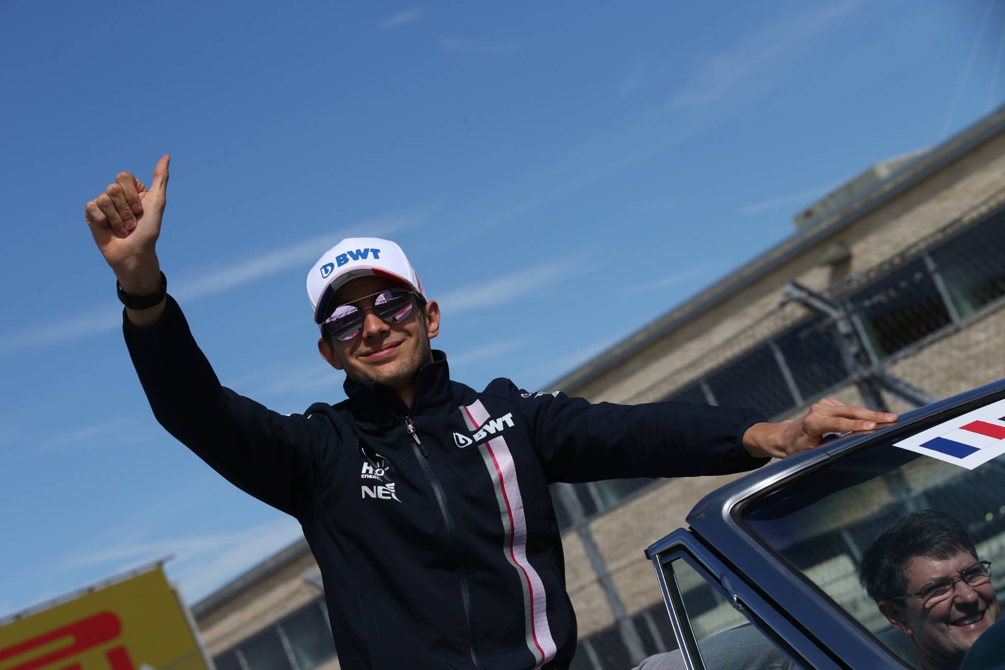 21.10.2018- driver parade, Esteban Ocon (FRA) Racing Point Force India F1 VJM11
