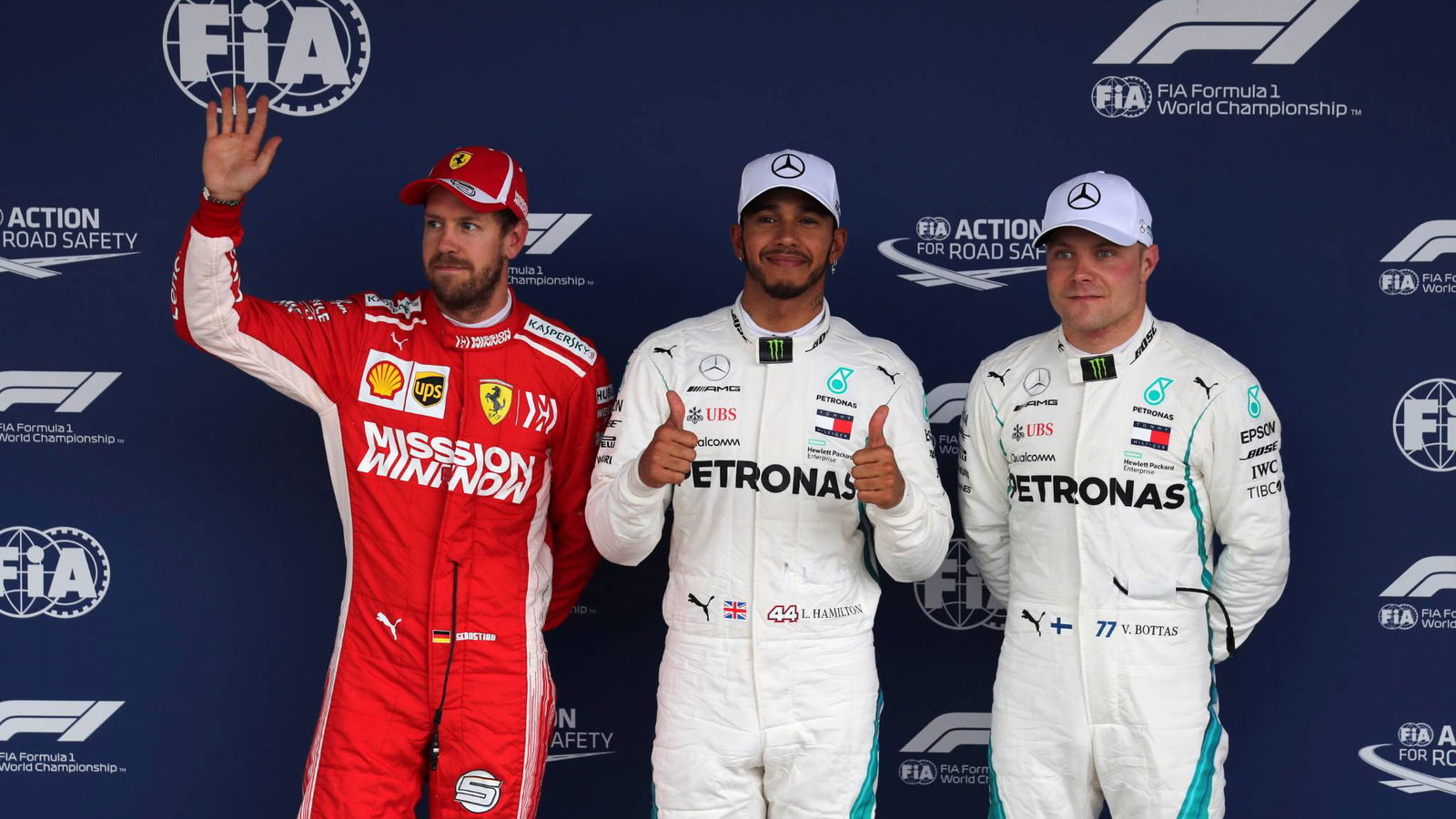 F1 Brazilian GP - Starting Grid