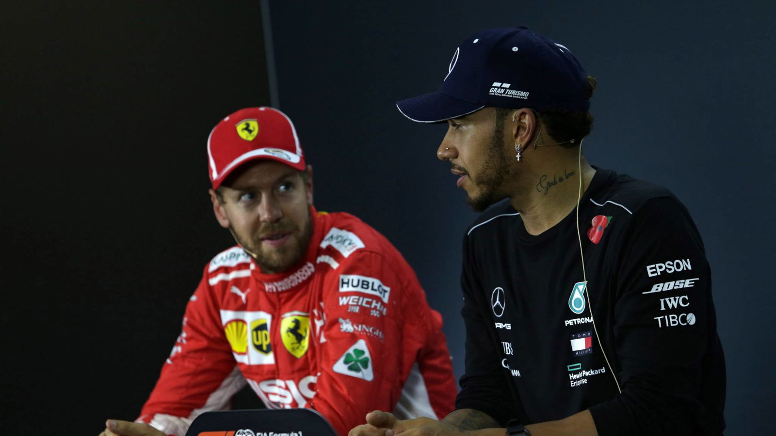 Hamilton grateful for Vettel battle in F1 2018
