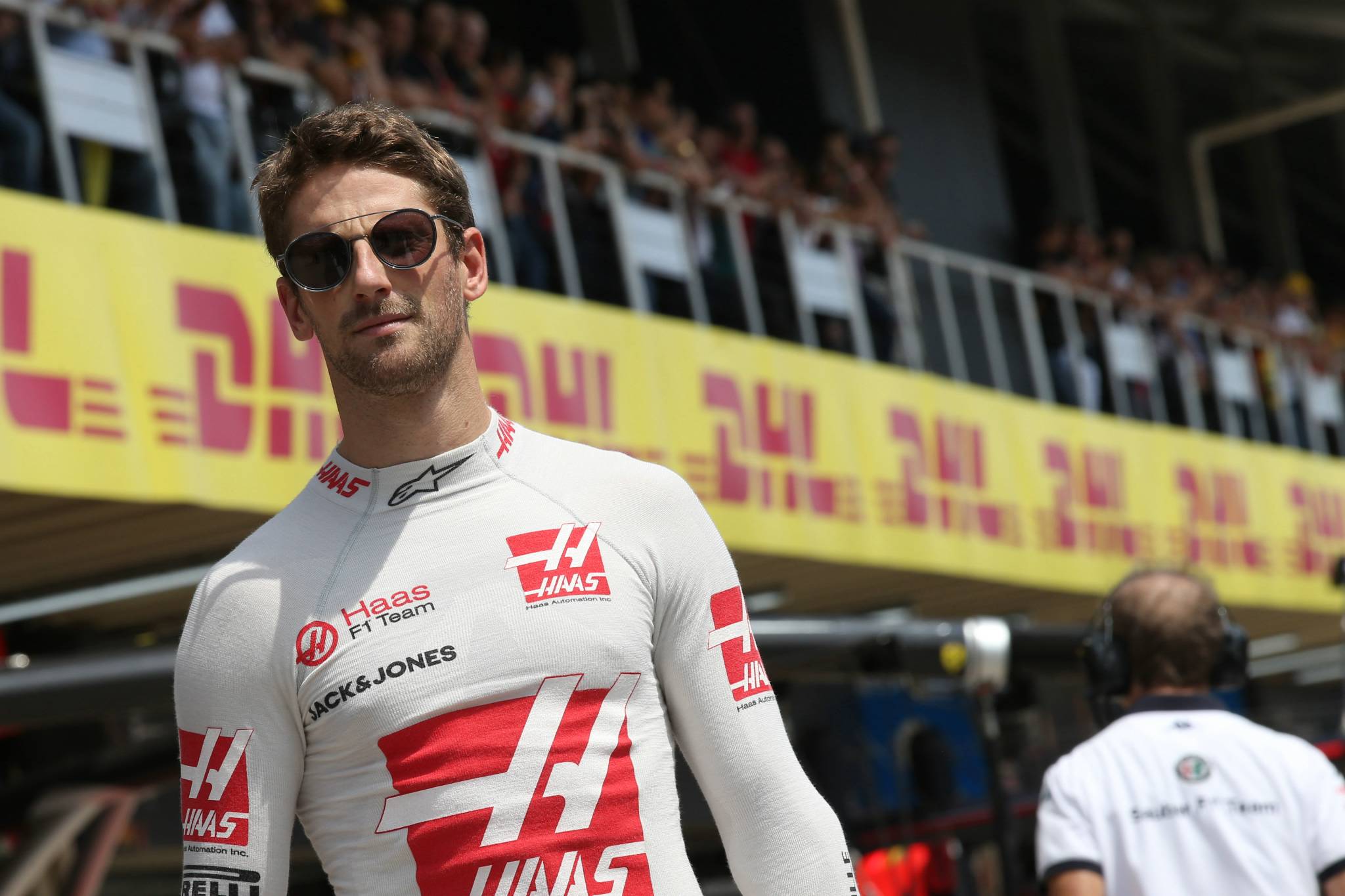 11.11.2018 - Race, Romain Grosjean (FRA) Haas F1 Team VF-18 