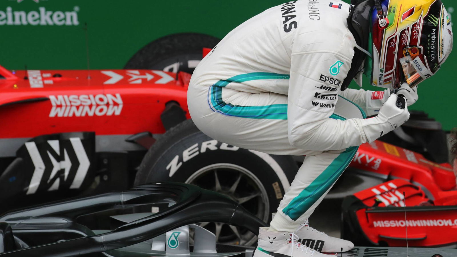 Hamilton relishes ‘surprise’ victory after Verstappen clash